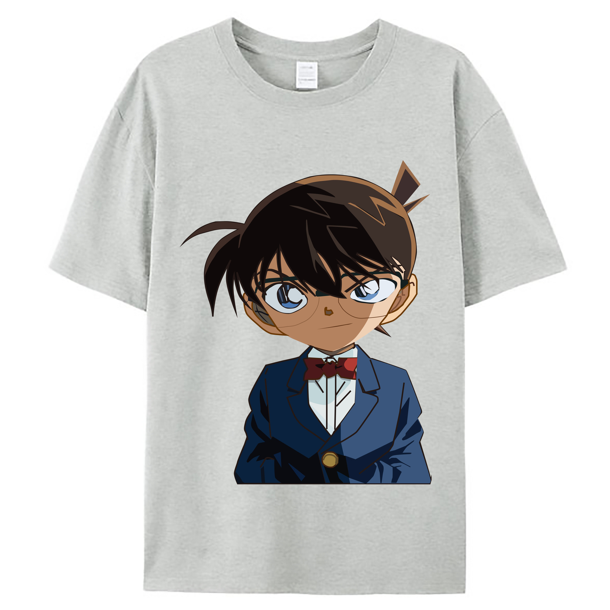 （画像用） 名探偵コナン 江戸川 コナン Detective Conan Conan Edogawa レディースカジュアルプリントTシャツ（綿100％）