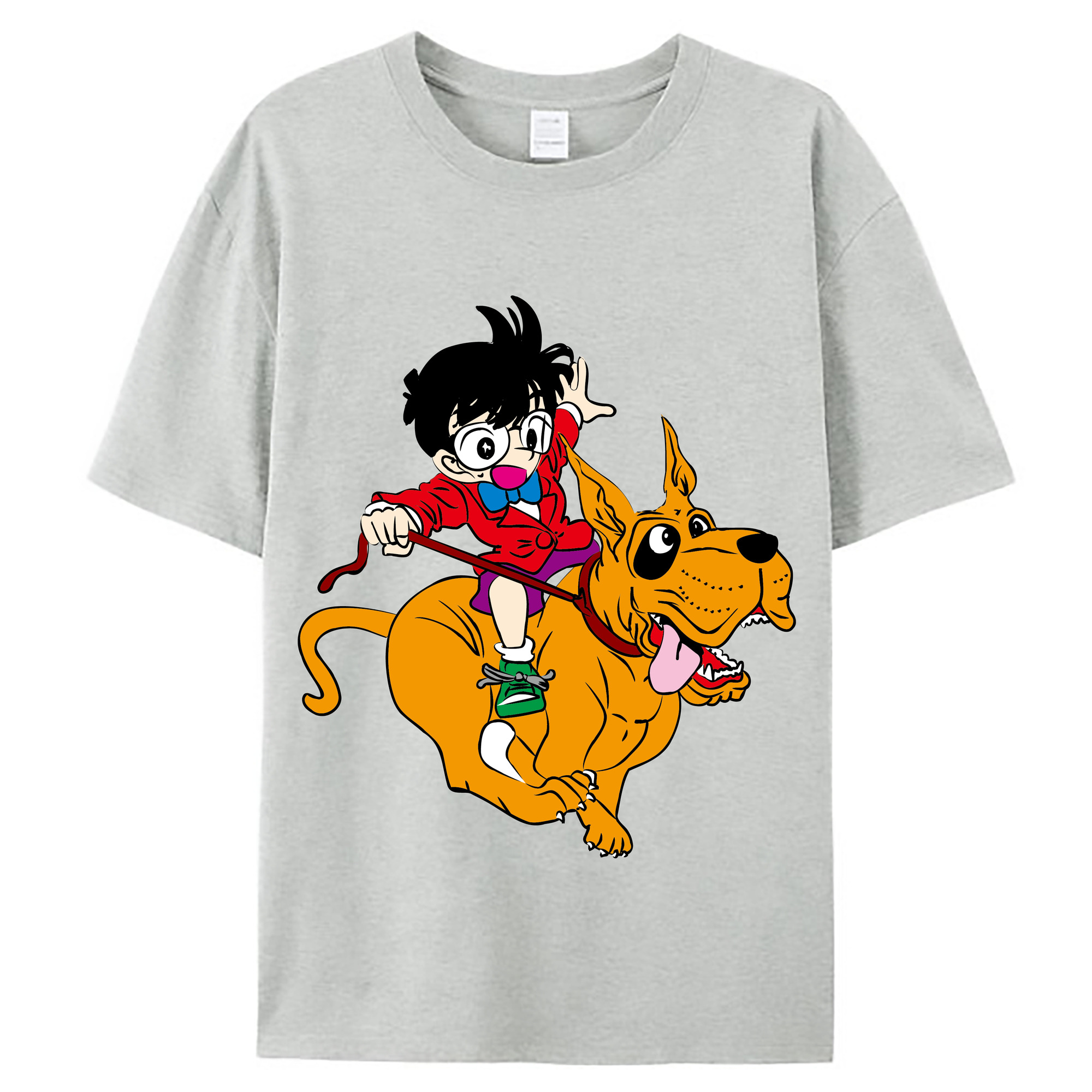 （画像用） 名探偵コナン 江戸川 コナン Detective Conan Conan Edogawa レディースカジュアルプリントTシャツ（綿100％）