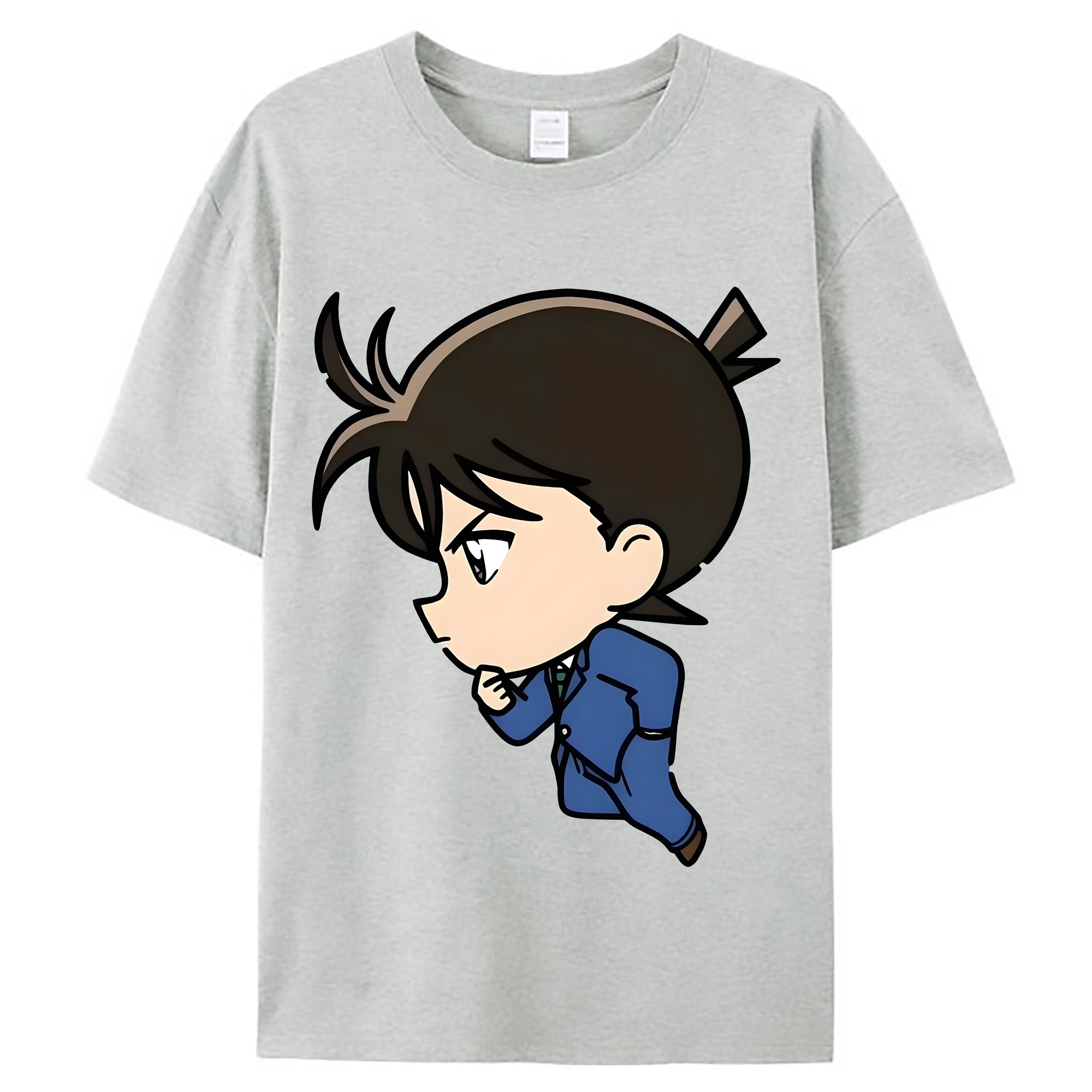 （画像用） 名探偵コナン 江戸川 コナン Detective Conan Conan Edogawa レディースカジュアルプリントTシャツ（綿100％）