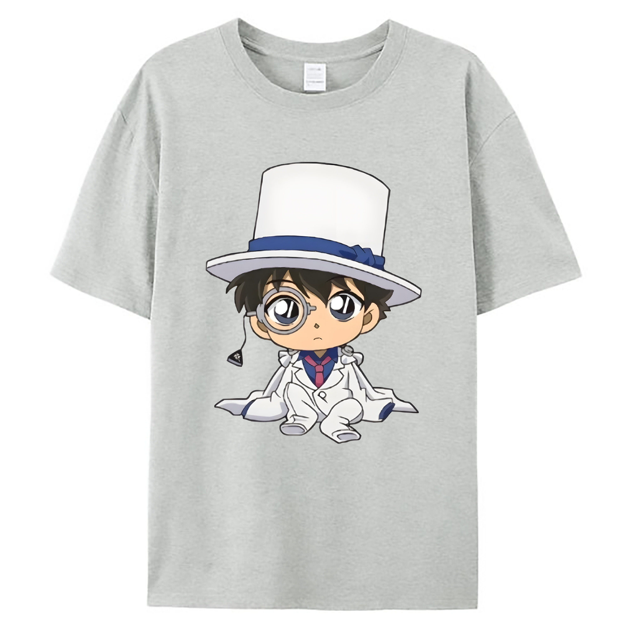 （画像用） 名探偵コナン くろば かいと Detective Conan Kuroba Kaito レディースカジュアルプリントTシャツ（綿100％）