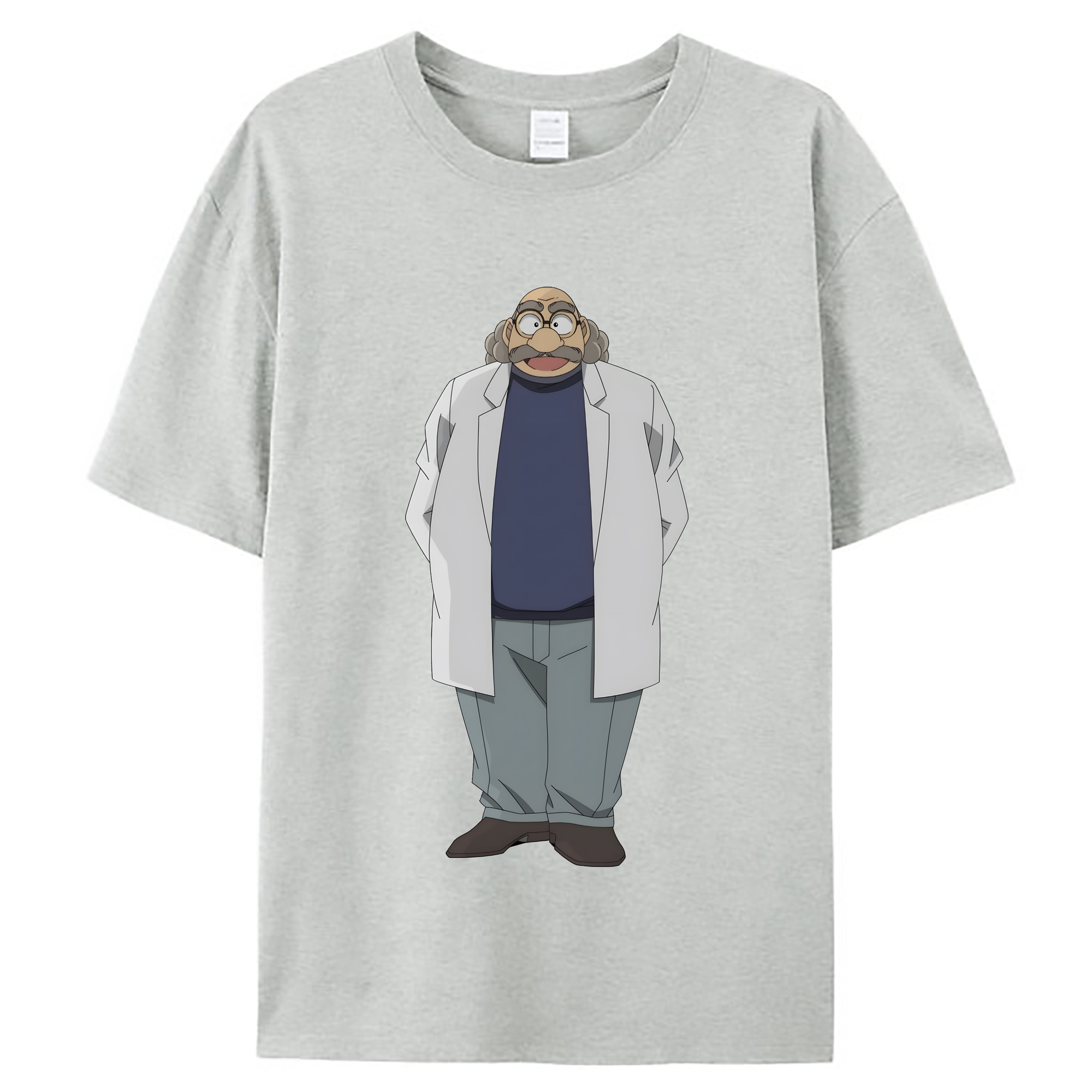 （画像用） 名探偵コナン あがさ ひろし Detective Conan Agasa Hiroshi レディースカジュアルプリントTシャツ（綿100％）