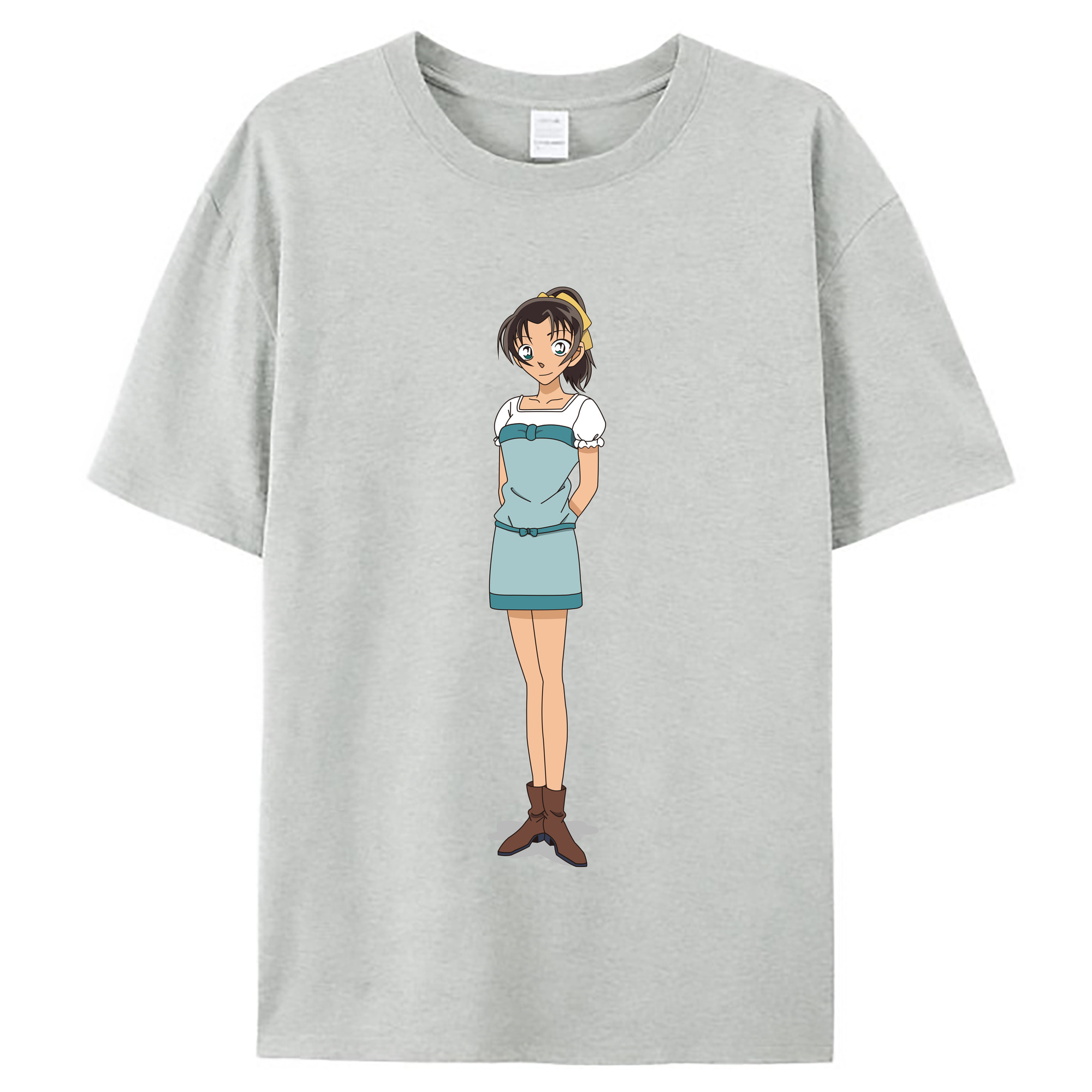 （画像用） 名探偵コナン Detective Conan レディースカジュアルプリントTシャツ（綿100％）