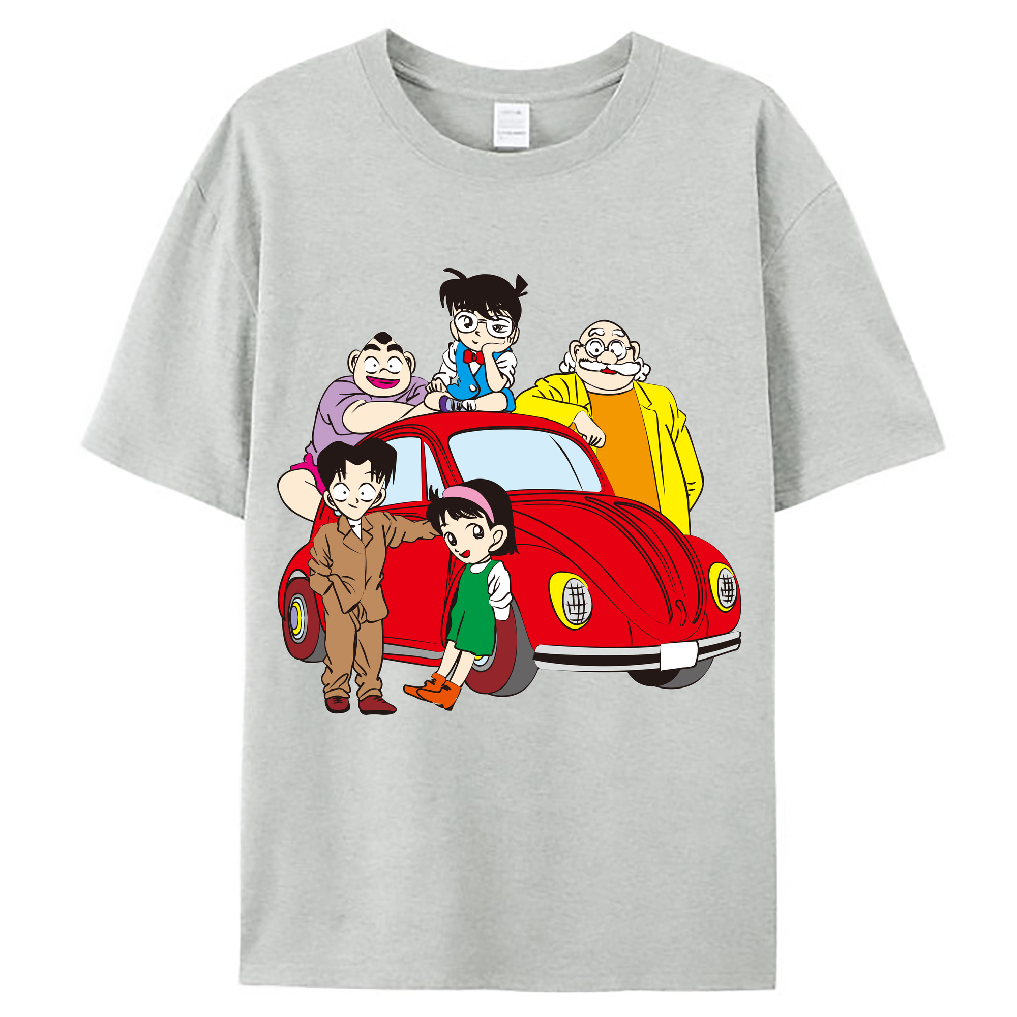 （画像用） 名探偵コナン Detective Conan レディースカジュアルプリントTシャツ（綿100％）