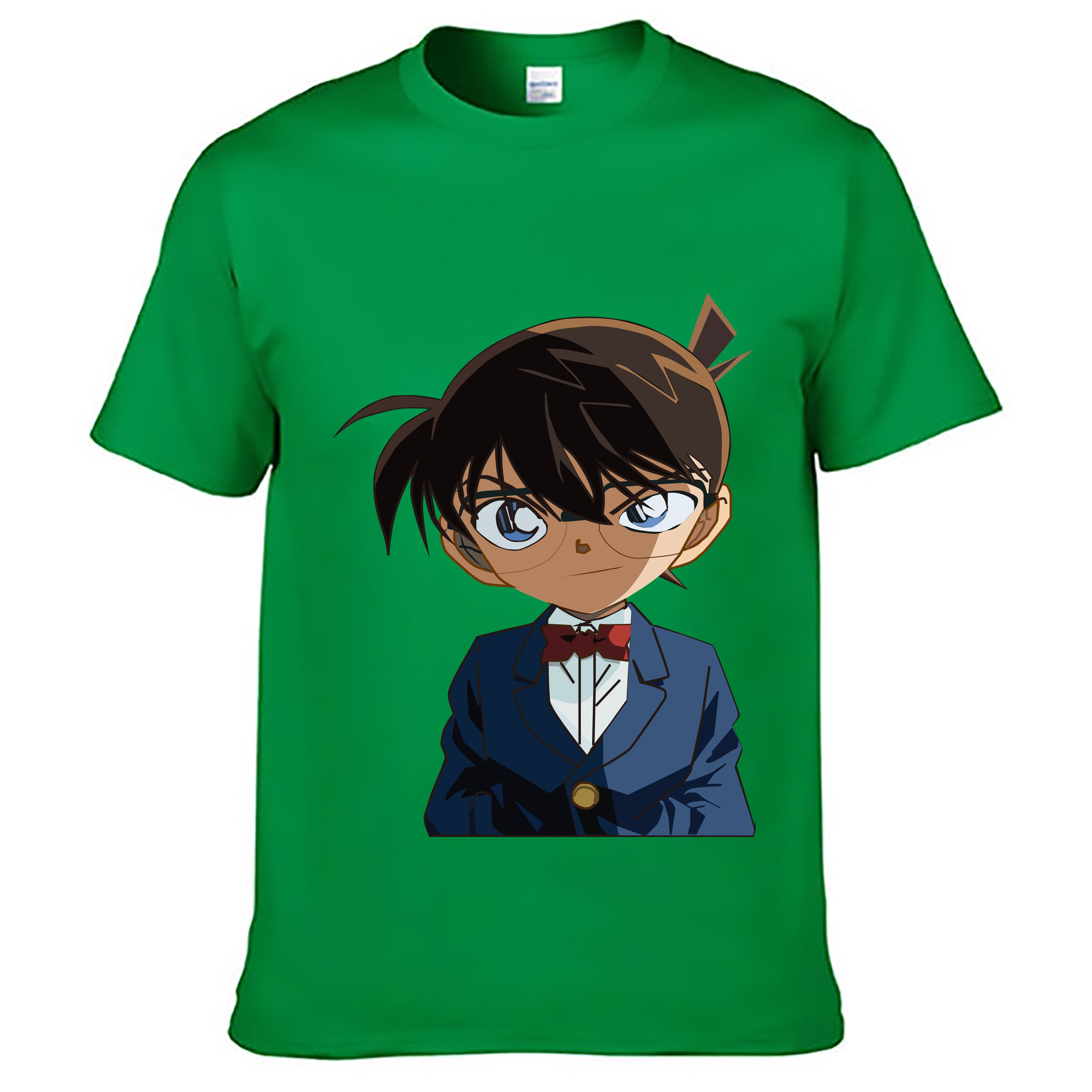 （画像用） 名探偵コナン 江戸川 コナン Detective Conan Conan Edogawa レディースカジュアルプリントTシャツ（綿100％）