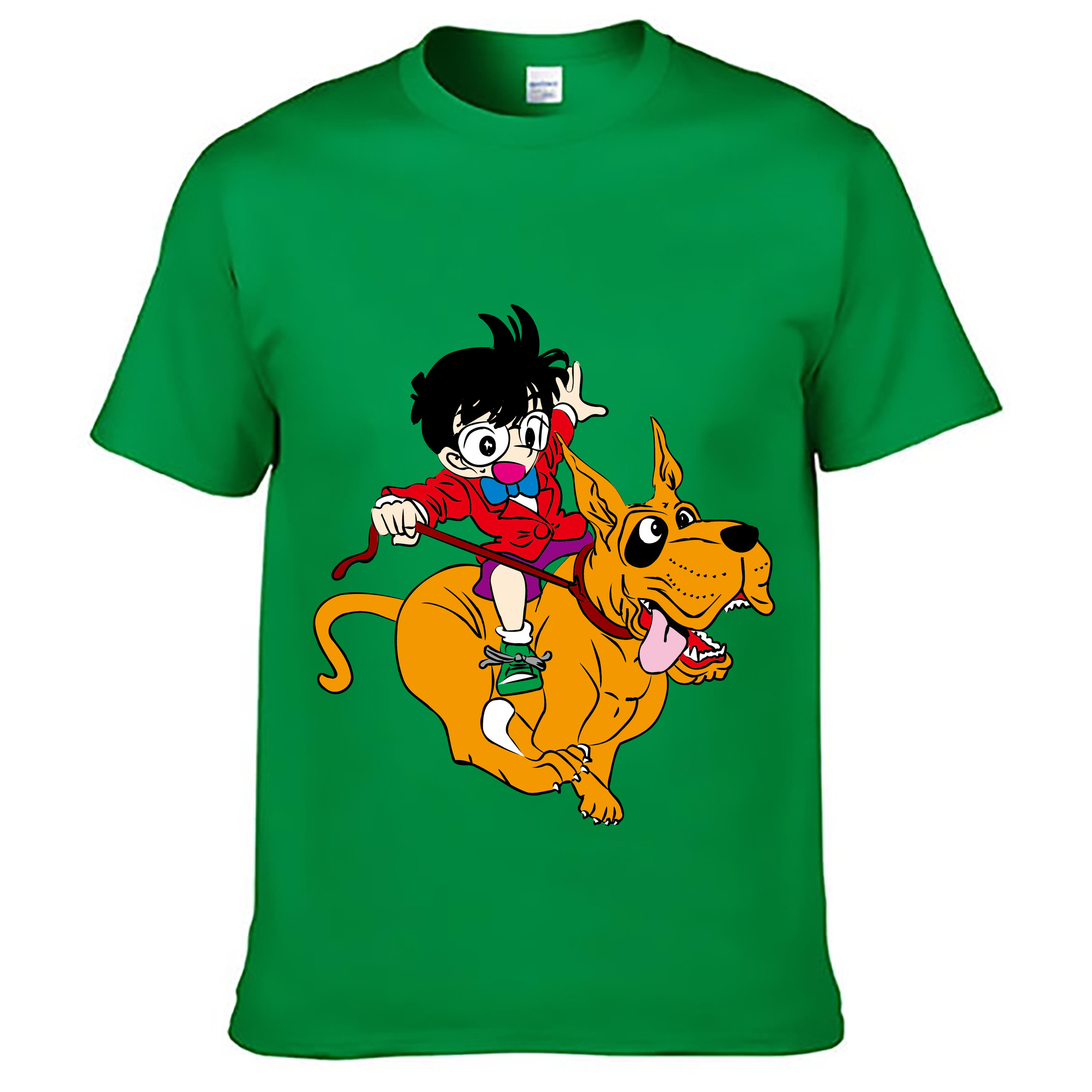 （画像用） 名探偵コナン 江戸川 コナン Detective Conan Conan Edogawa レディースカジュアルプリントTシャツ（綿100％）
