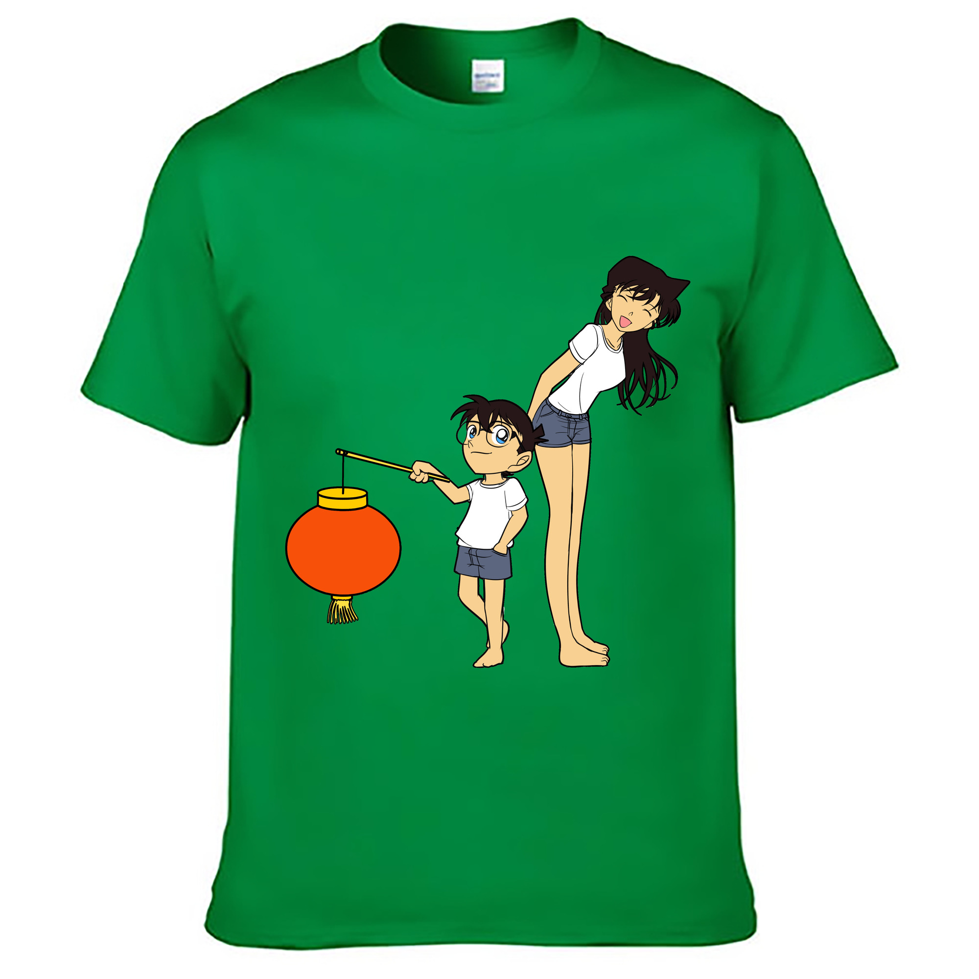 （画像用） 名探偵コナン 毛利 蘭 もうり らん、モーリ ラン Detective Conan Rachel Moore レディースカジュアルプリントTシャツ（綿100％）