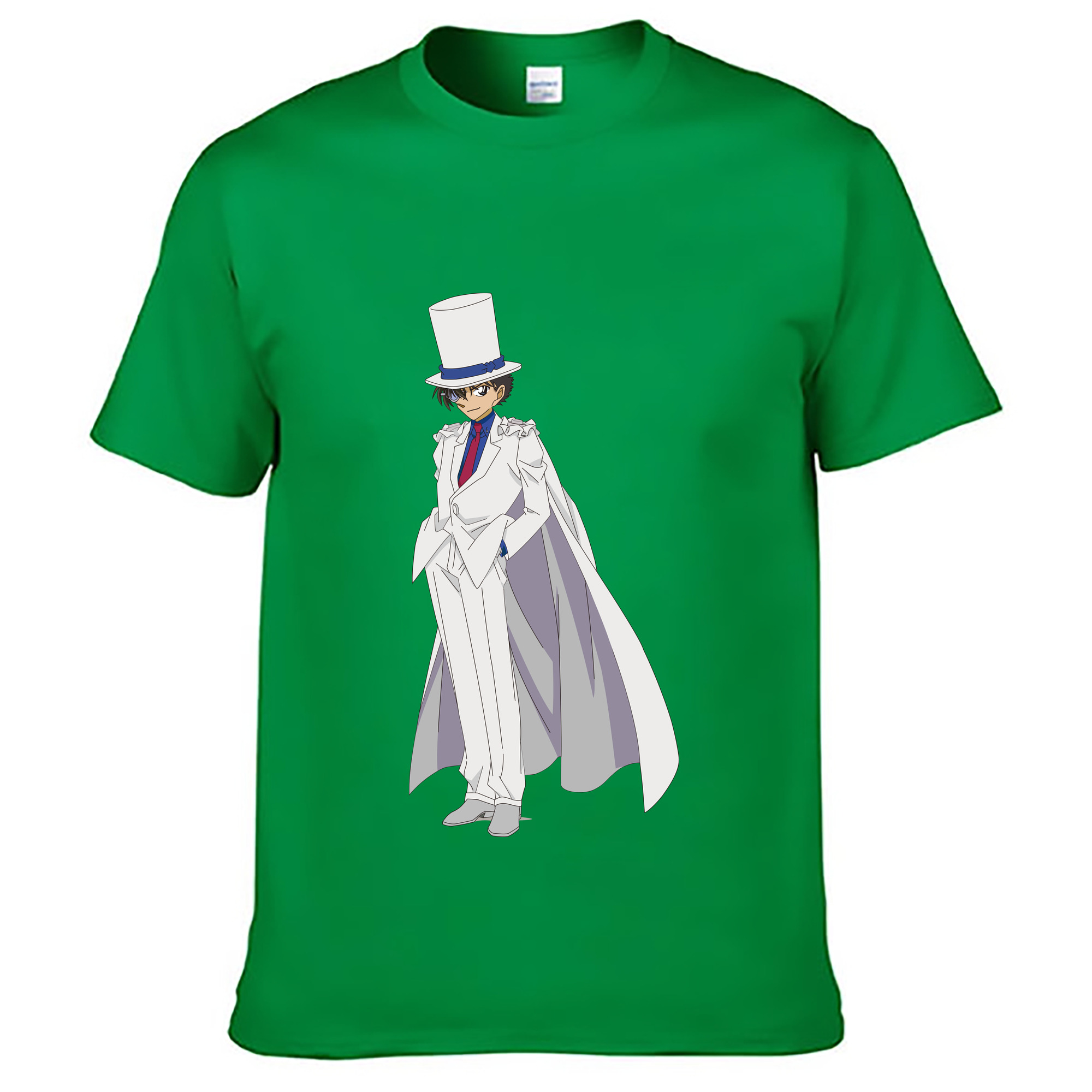 （画像用） 名探偵コナン くろば かいと Detective Conan Kuroba Kaito レディースカジュアルプリントTシャツ（綿100％）
