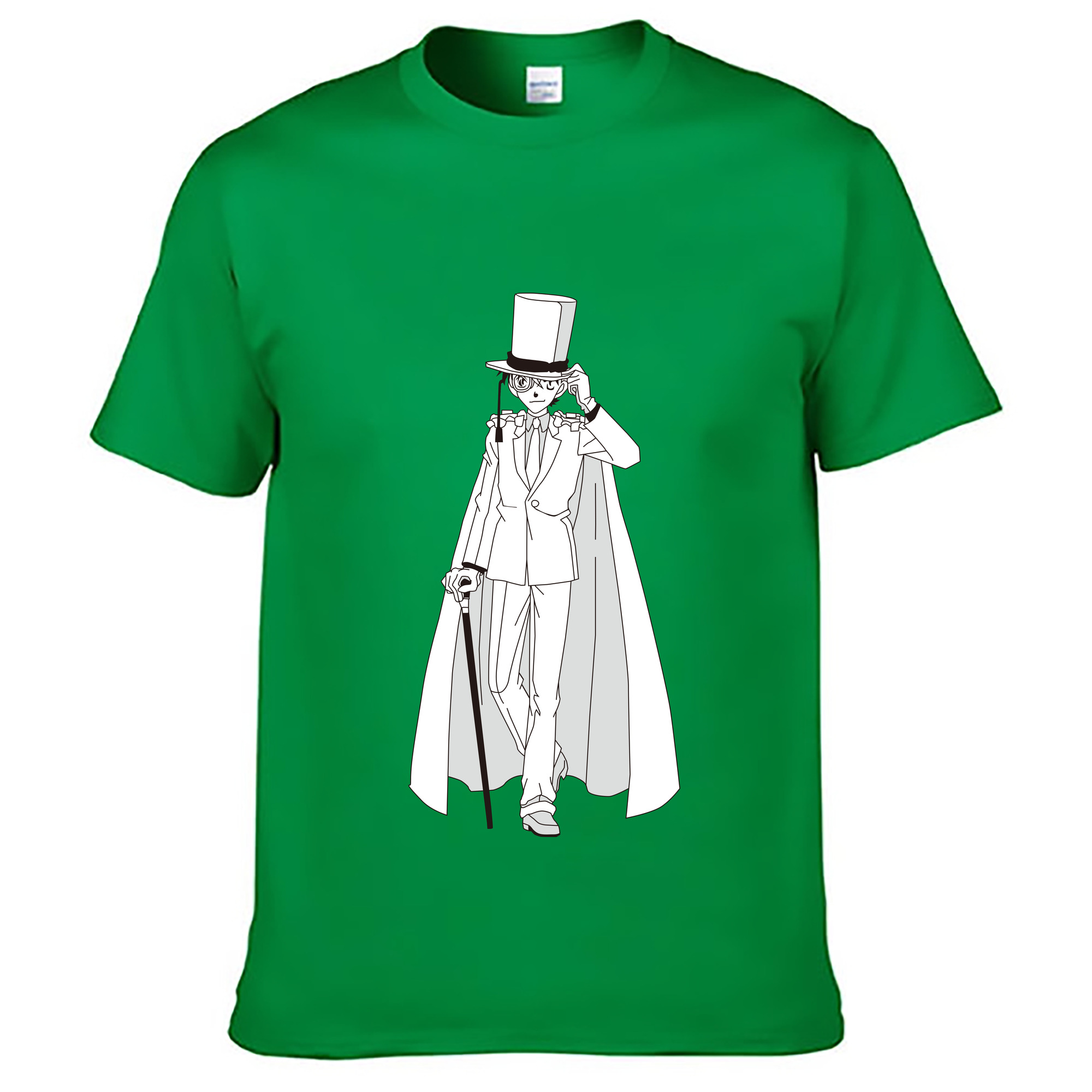 （画像用） 名探偵コナン くろば かいと Detective Conan Kuroba Kaito レディースカジュアルプリントTシャツ（綿100％）