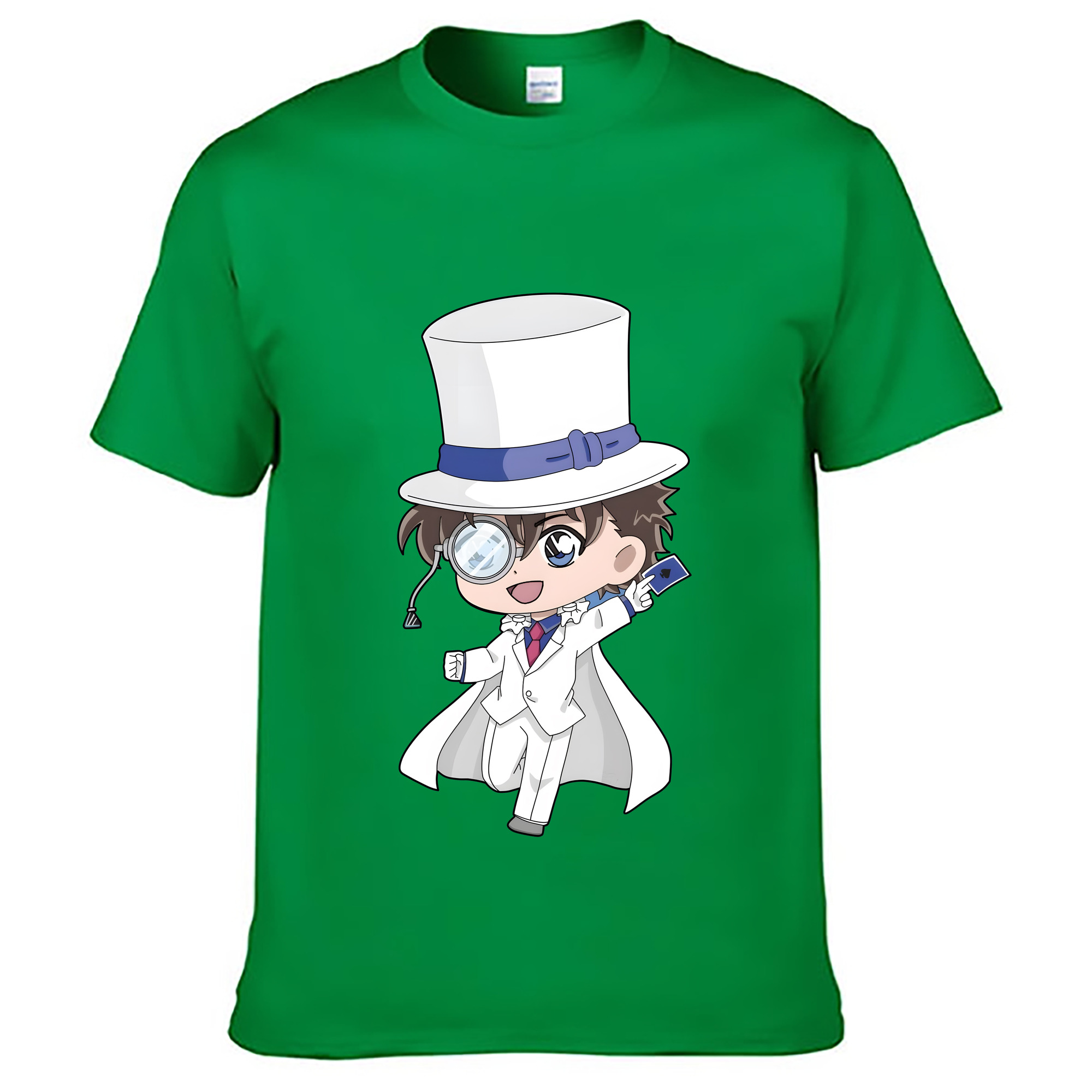 （画像用） 名探偵コナン くろば かいと Detective Conan Kuroba Kaito レディースカジュアルプリントTシャツ（綿100％）