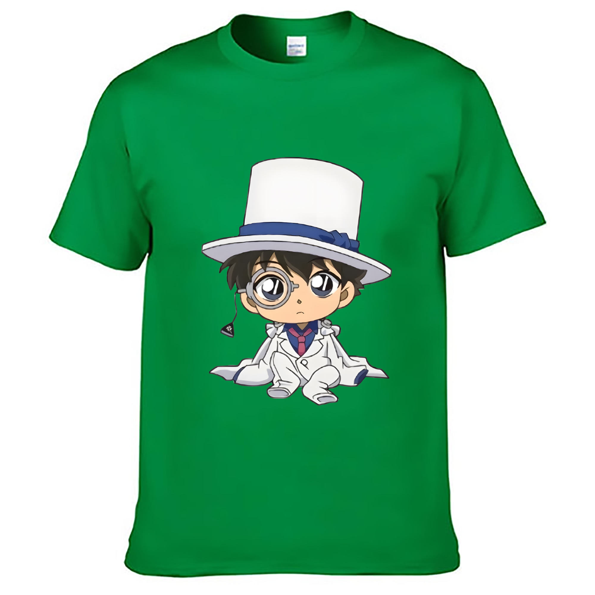（画像用） 名探偵コナン くろば かいと Detective Conan Kuroba Kaito レディースカジュアルプリントTシャツ（綿100％）