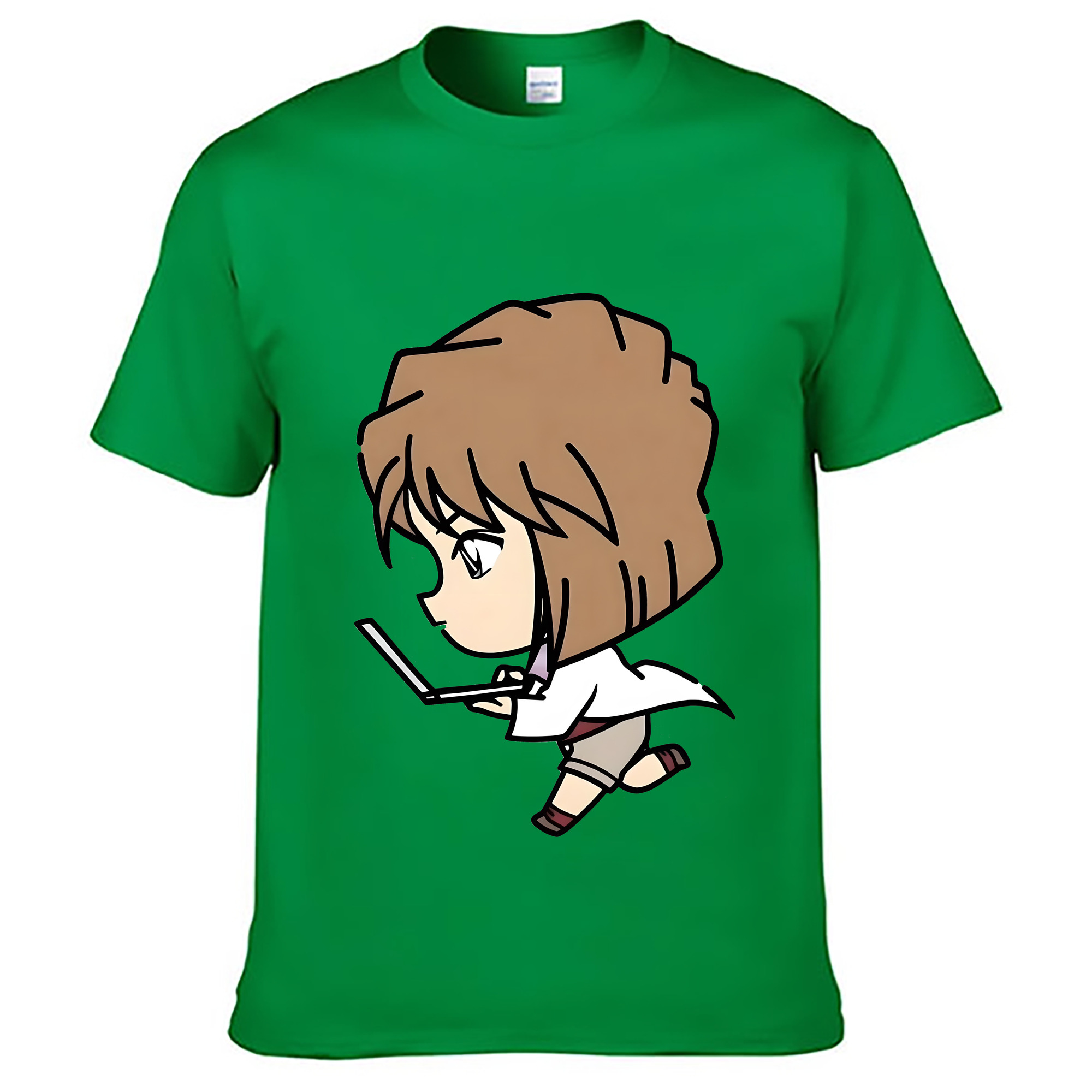 （画像用） 名探偵コナン 灰原 哀 はいばら あい Detective Conan Anita Hailey、Vi Graythorn Haibara Ai レディースカジュアルプリントTシャツ（綿100％）