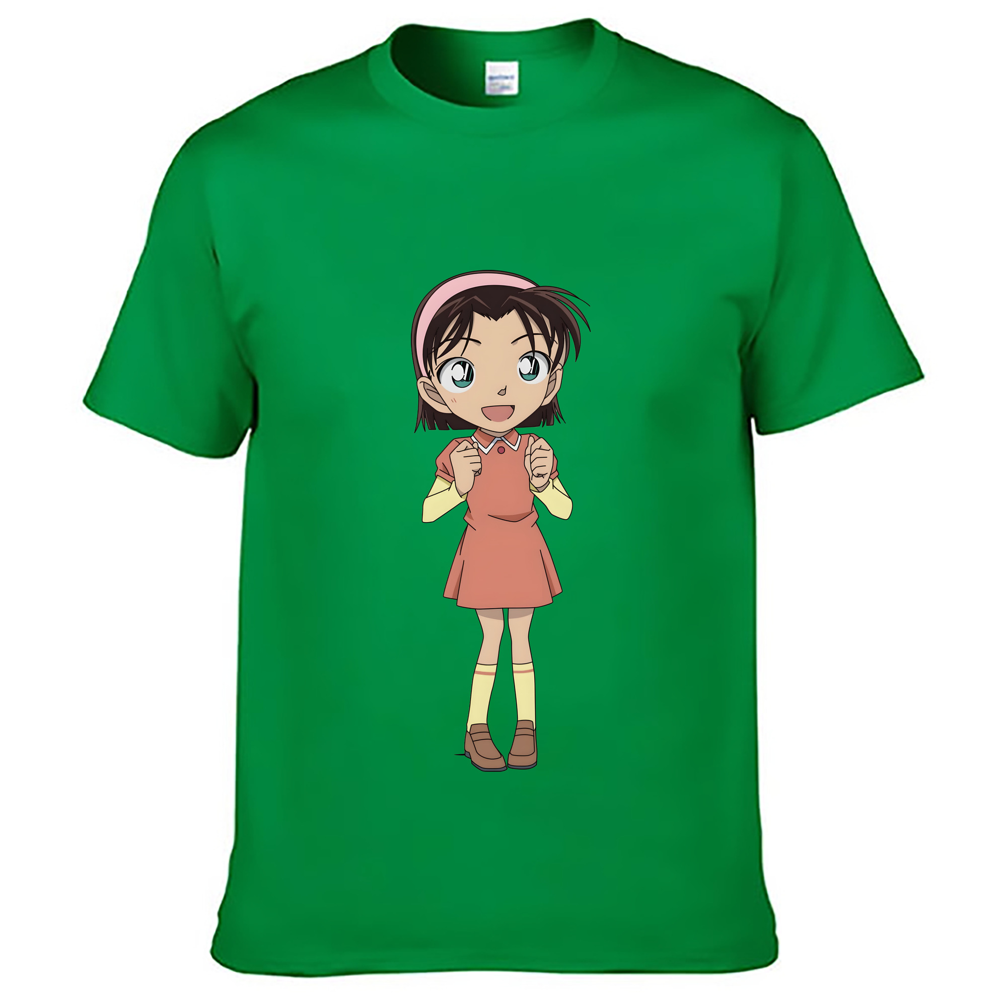 （画像用） 名探偵コナン 吉田 歩美 よしだ あゆみ Detective Conan my Yeager レディースカジュアルプリントTシャツ（綿100％）