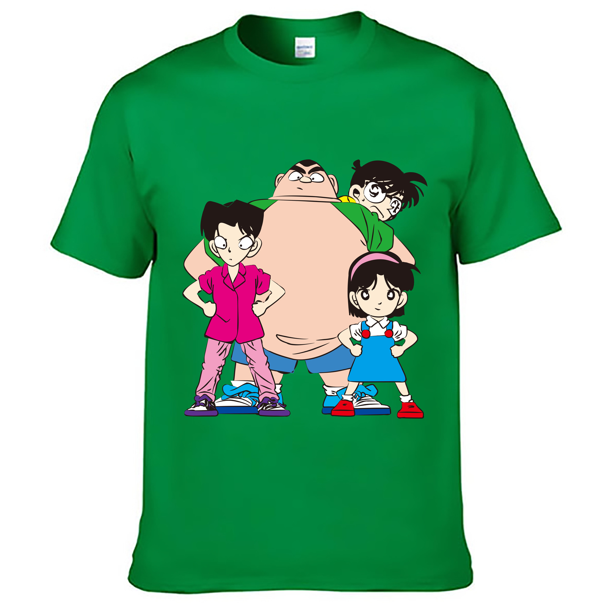 （画像用） 名探偵コナン Detective Conan レディースカジュアルプリントTシャツ（綿100％）