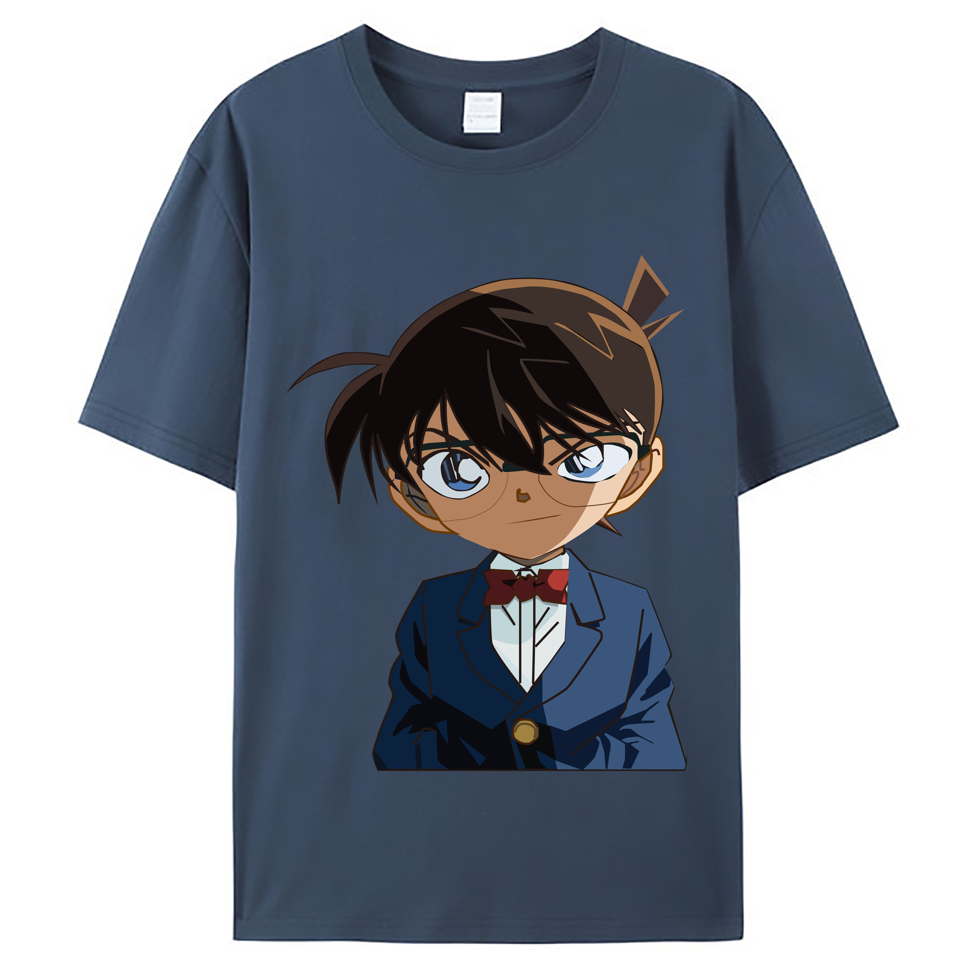 （画像用） 名探偵コナン 江戸川 コナン Detective Conan Conan Edogawa レディースカジュアルプリントTシャツ（綿100％）