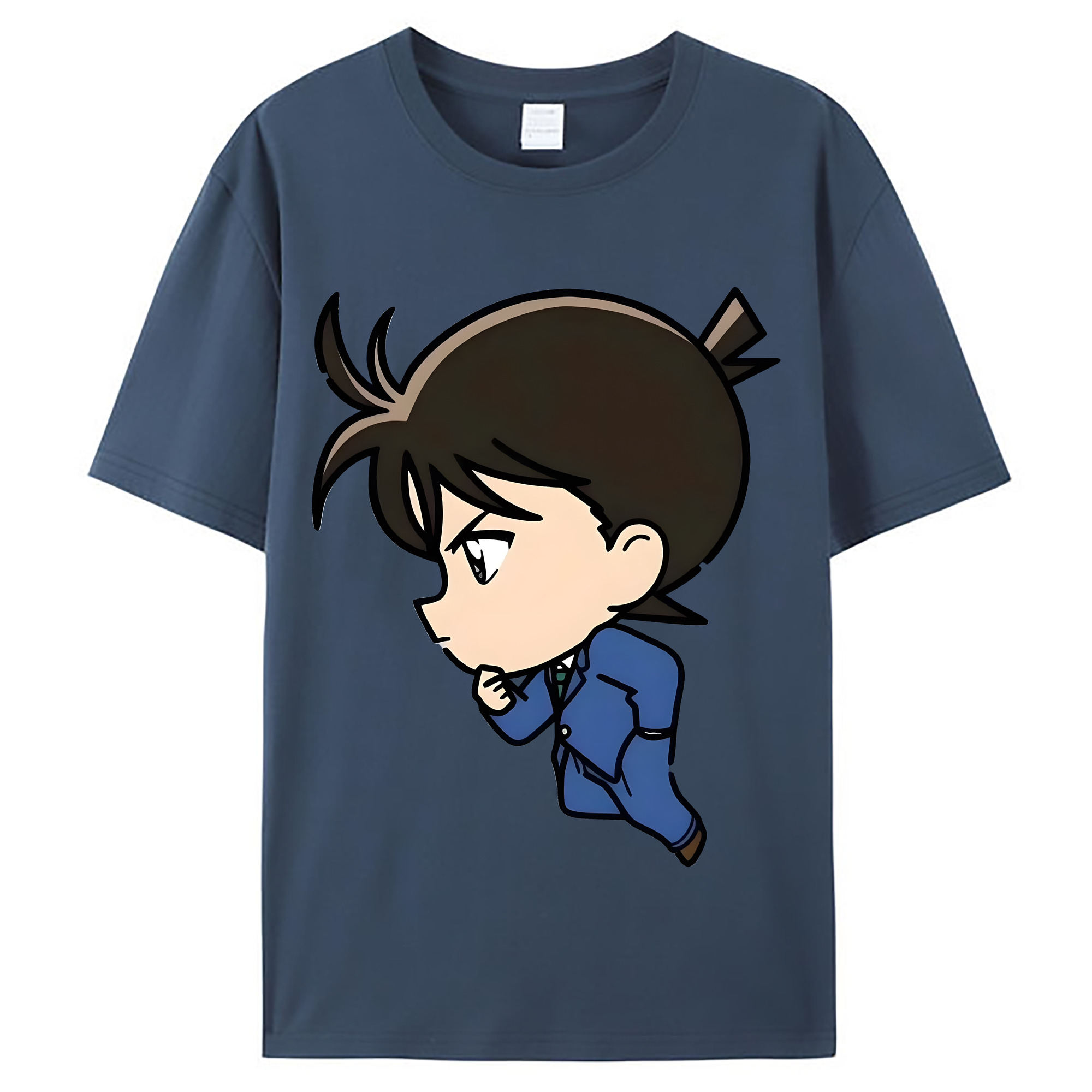 （画像用） 名探偵コナン 江戸川 コナン Detective Conan Conan Edogawa レディースカジュアルプリントTシャツ（綿100％）