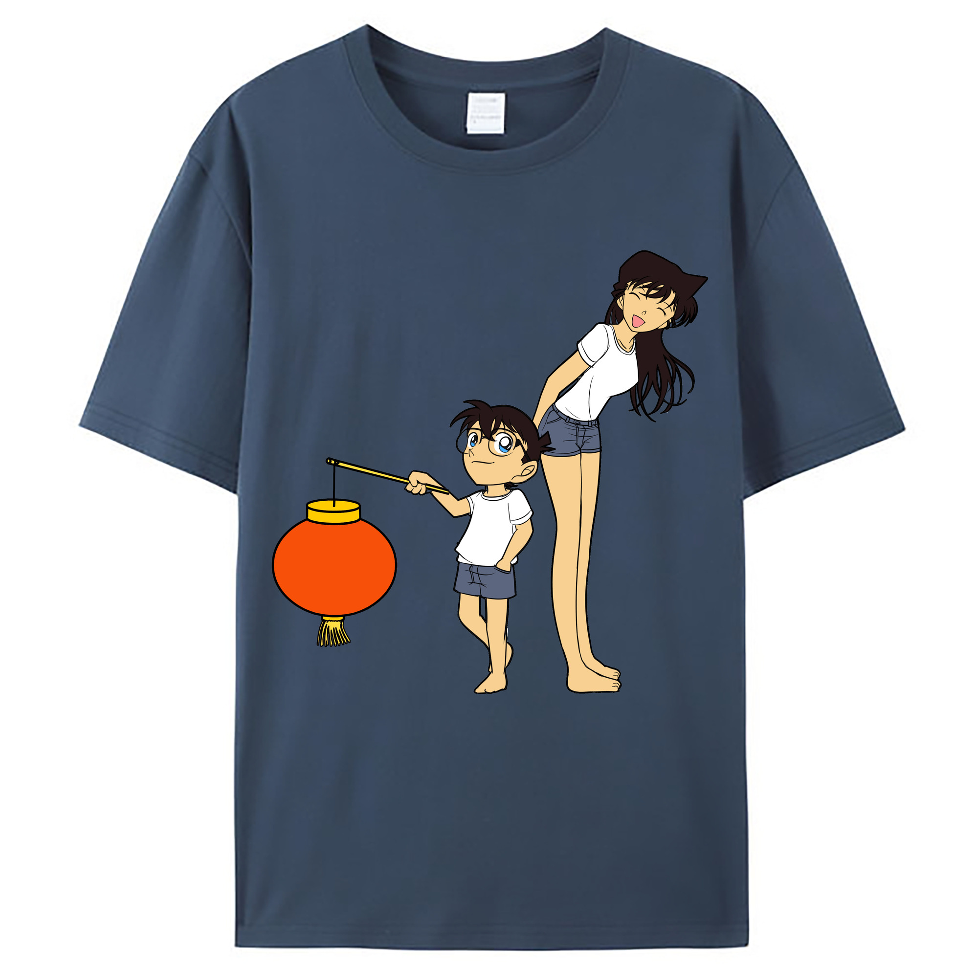 （画像用） 名探偵コナン 毛利 蘭 もうり らん、モーリ ラン Detective Conan Rachel Moore レディースカジュアルプリントTシャツ（綿100％）