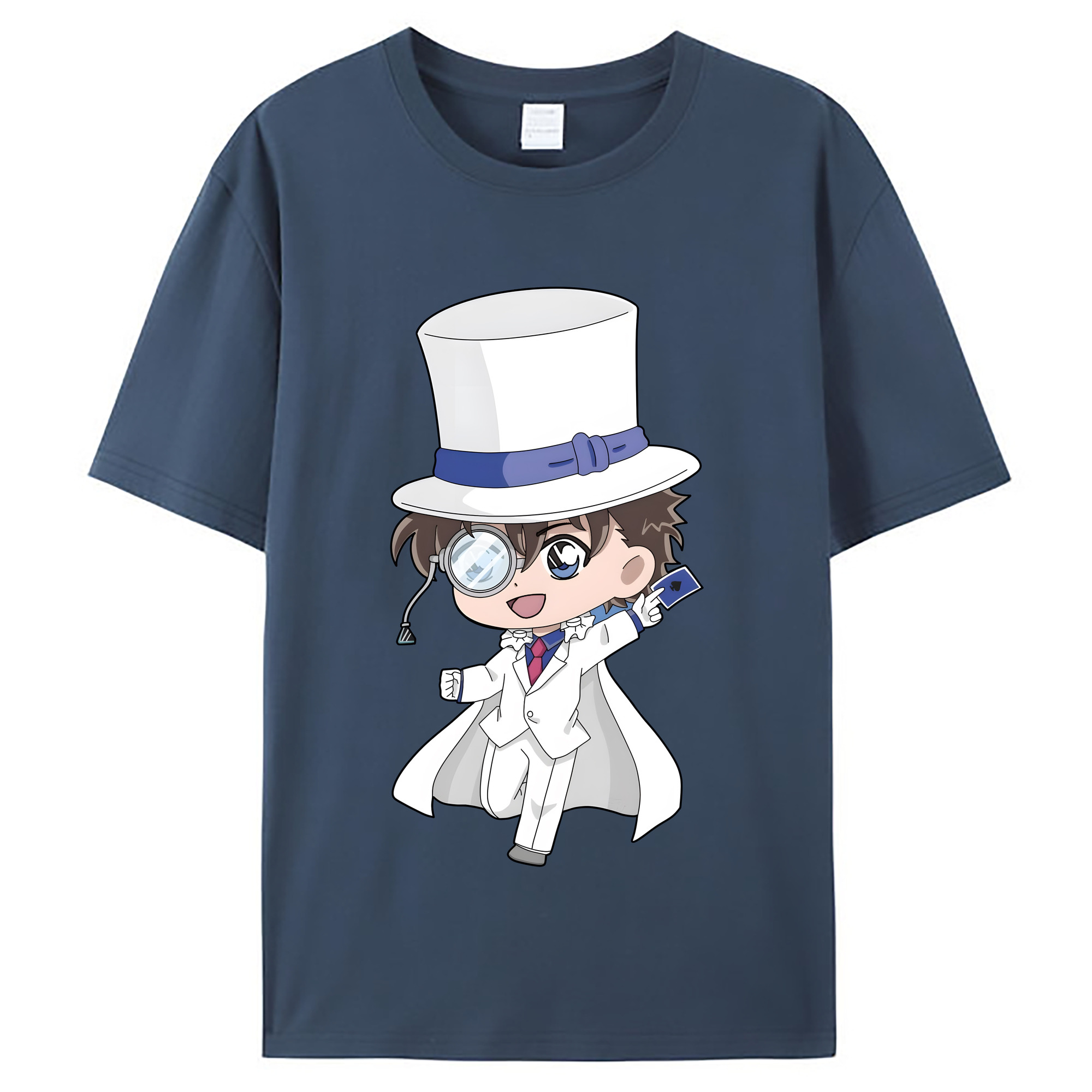 （画像用） 名探偵コナン くろば かいと Detective Conan Kuroba Kaito レディースカジュアルプリントTシャツ（綿100％）