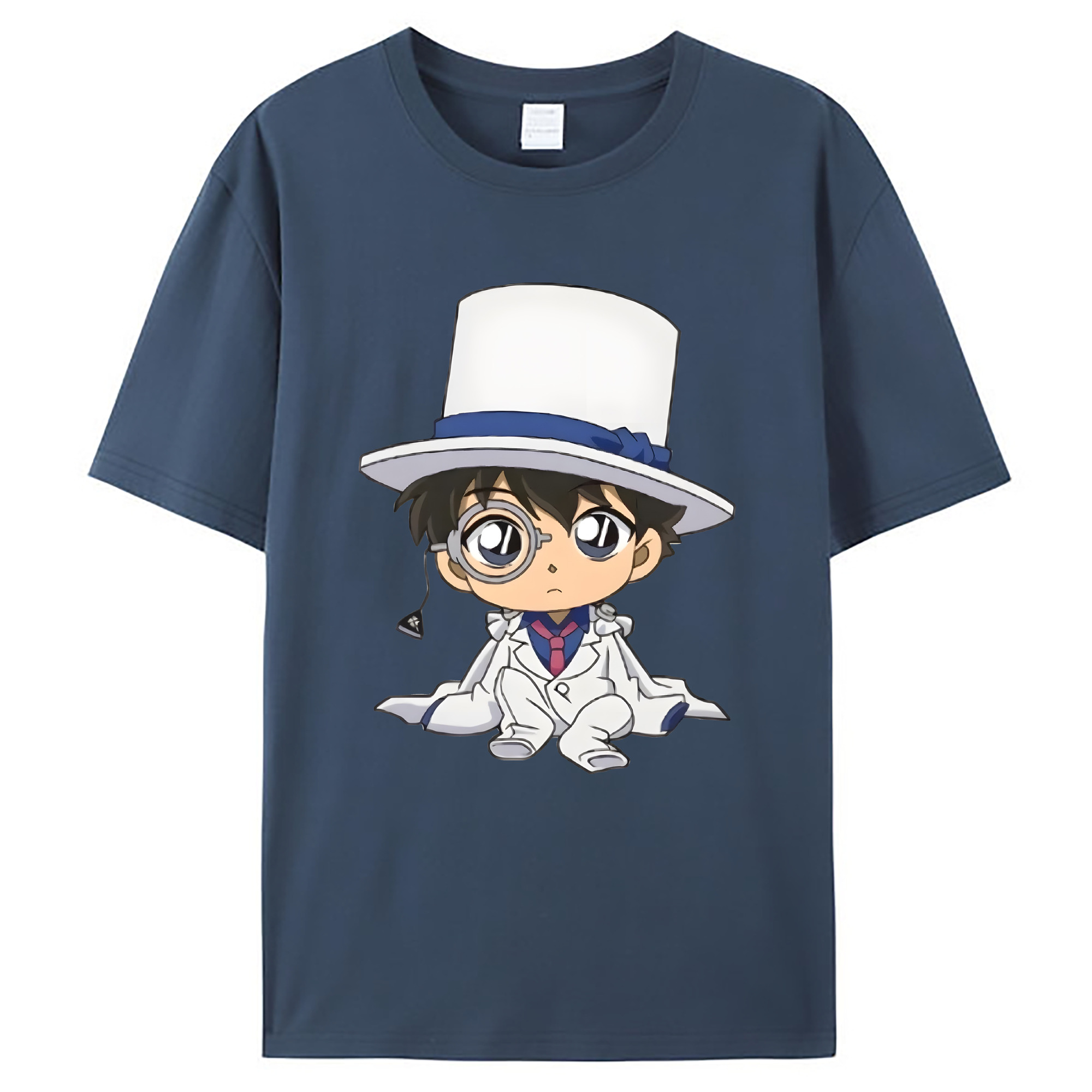 （画像用） 名探偵コナン くろば かいと Detective Conan Kuroba Kaito レディースカジュアルプリントTシャツ（綿100％）