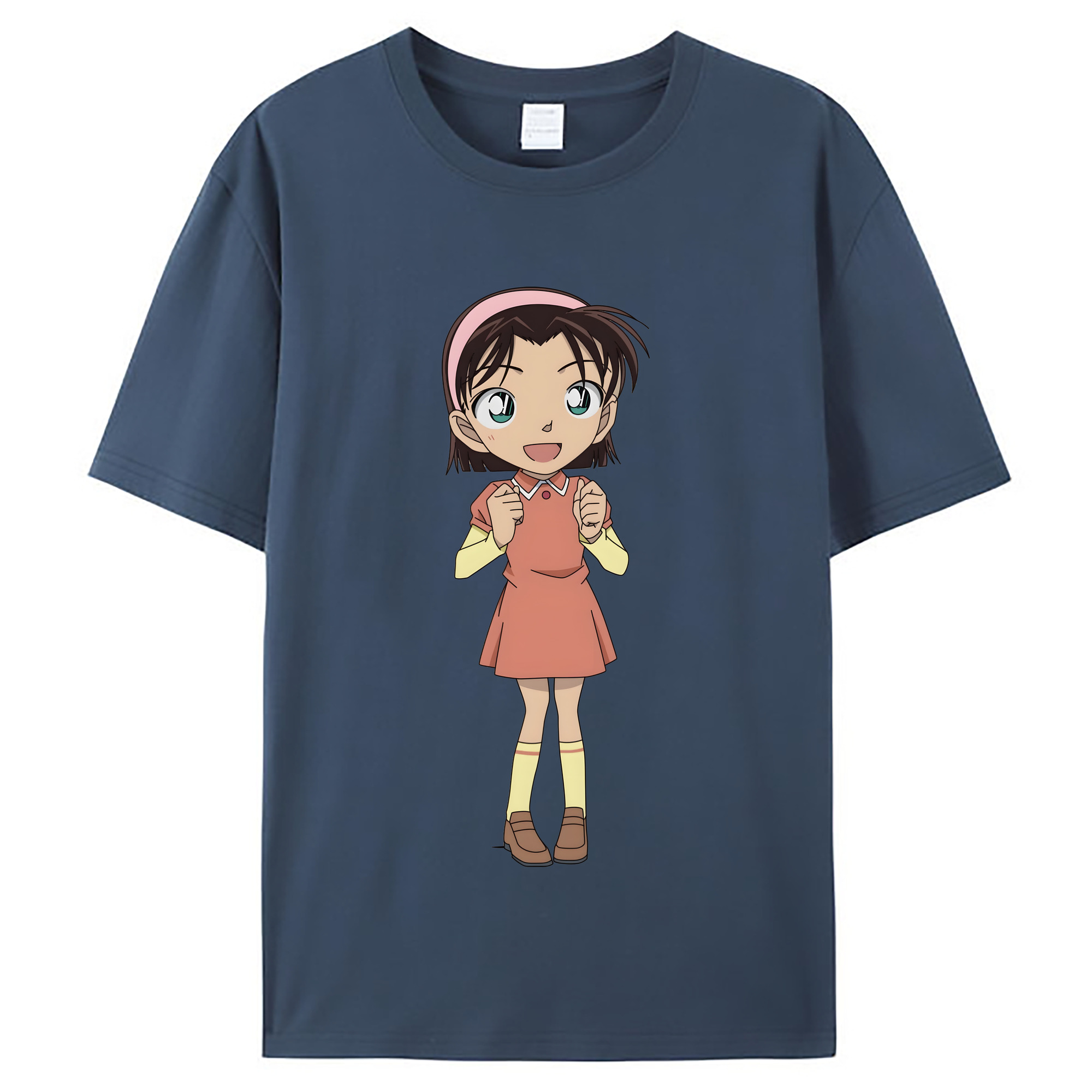 （画像用） 名探偵コナン 吉田 歩美 よしだ あゆみ Detective Conan my Yeager レディースカジュアルプリントTシャツ（綿100％）