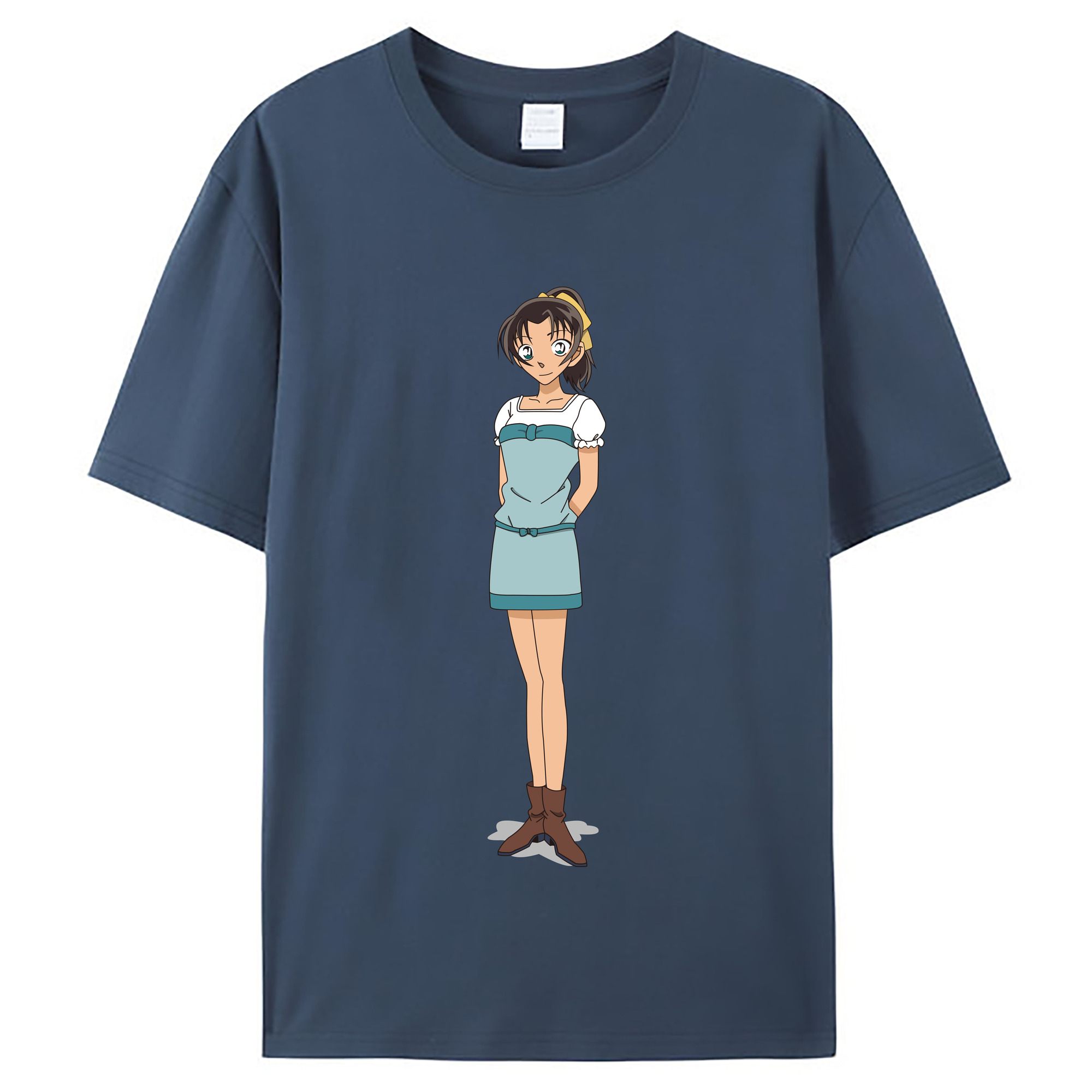 （画像用） 名探偵コナン Detective Conan レディースカジュアルプリントTシャツ（綿100％）