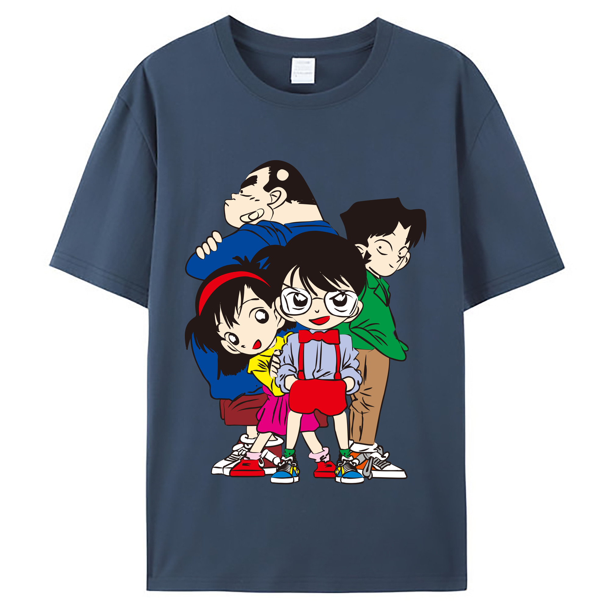 （画像用） 名探偵コナン Detective Conan レディースカジュアルプリントTシャツ（綿100％）