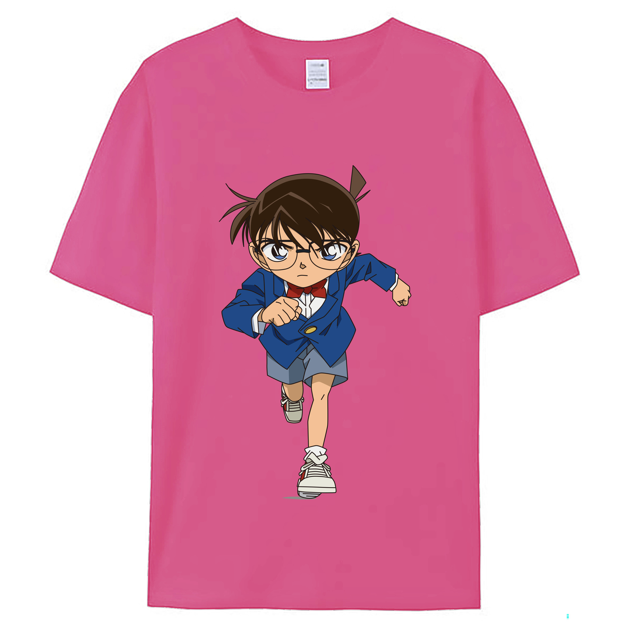 （画像用） 名探偵コナン 江戸川 コナン Detective Conan Conan Edogawa レディースカジュアルプリントTシャツ（綿100％）
