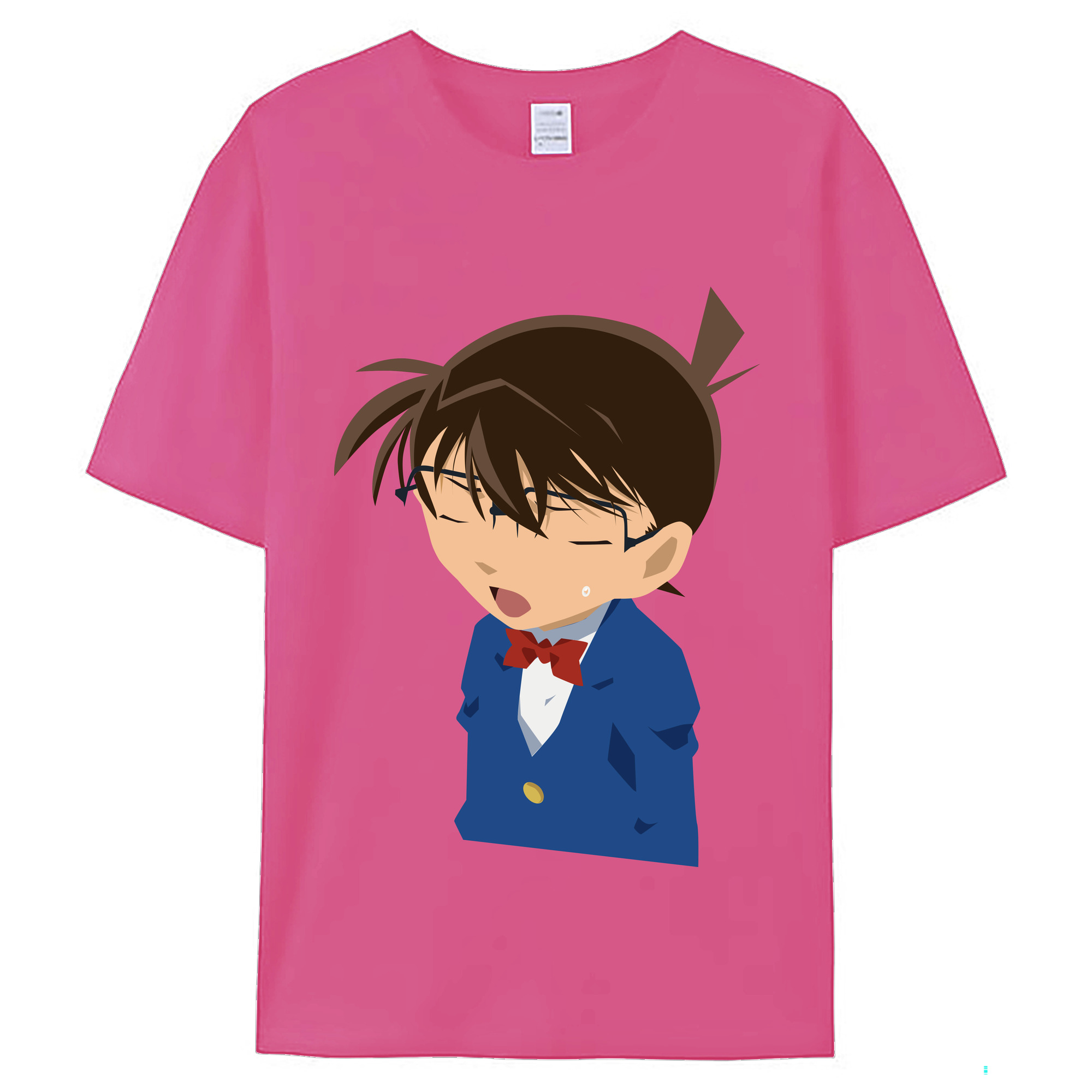 （画像用） 名探偵コナン 江戸川 コナン Detective Conan Conan Edogawa レディースカジュアルプリントTシャツ（綿100％）
