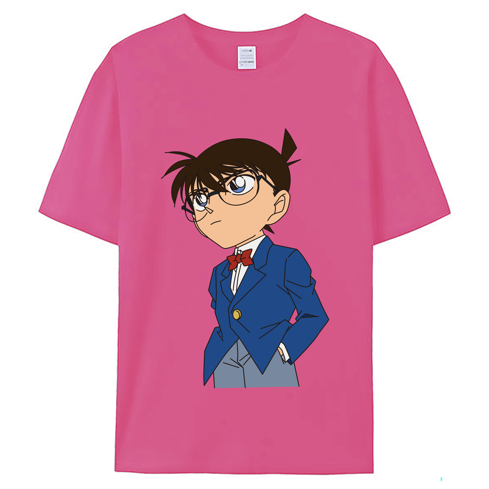（画像用） 名探偵コナン 江戸川 コナン Detective Conan Conan Edogawa レディースカジュアルプリントTシャツ（綿100％）