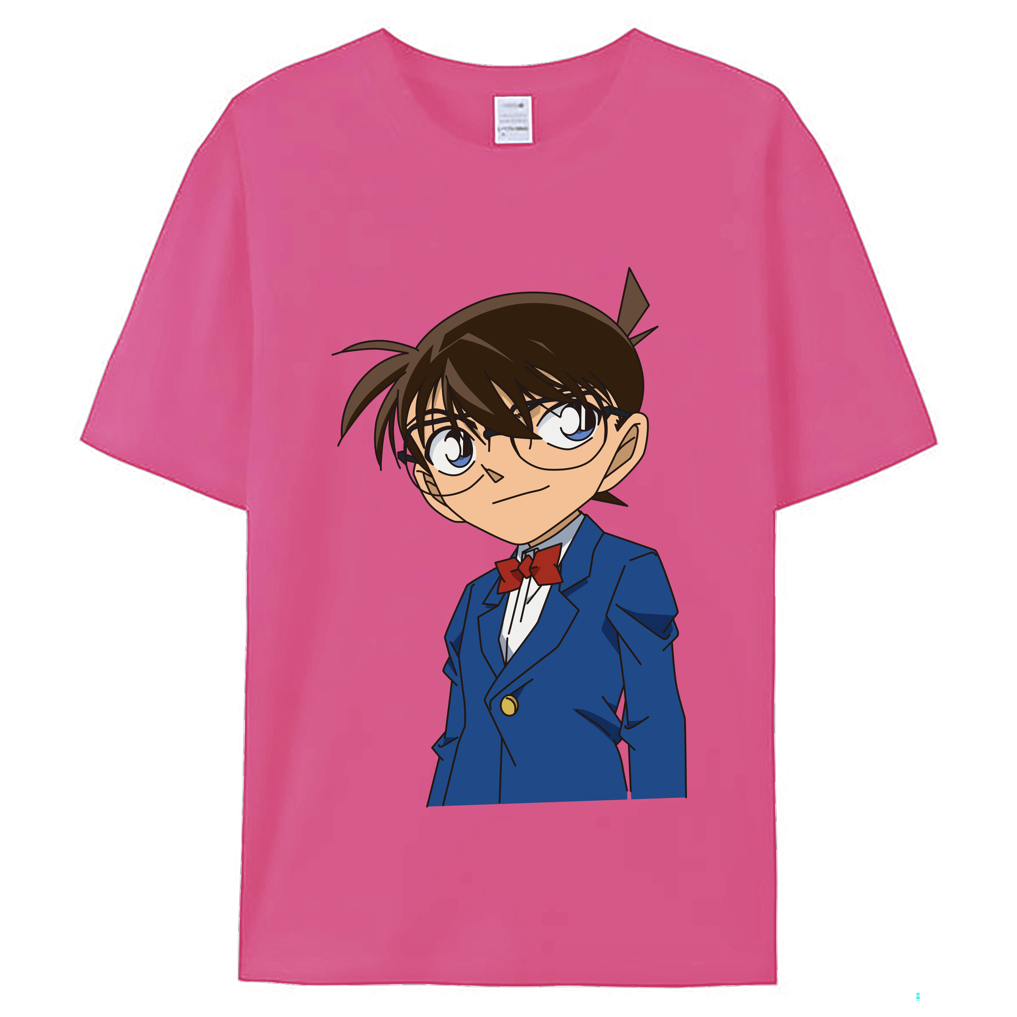 （画像用） 名探偵コナン 江戸川 コナン Detective Conan Conan Edogawa レディースカジュアルプリントTシャツ（綿100％）