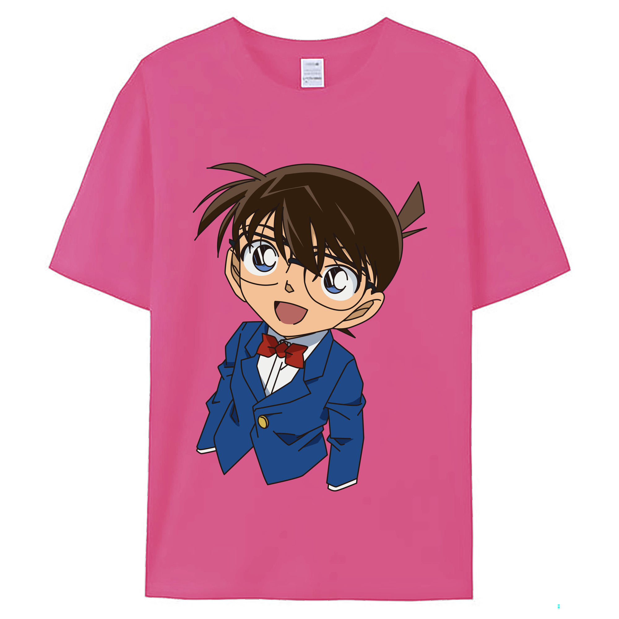 （画像用） 名探偵コナン 江戸川 コナン Detective Conan Conan Edogawa レディースカジュアルプリントTシャツ（綿100％）