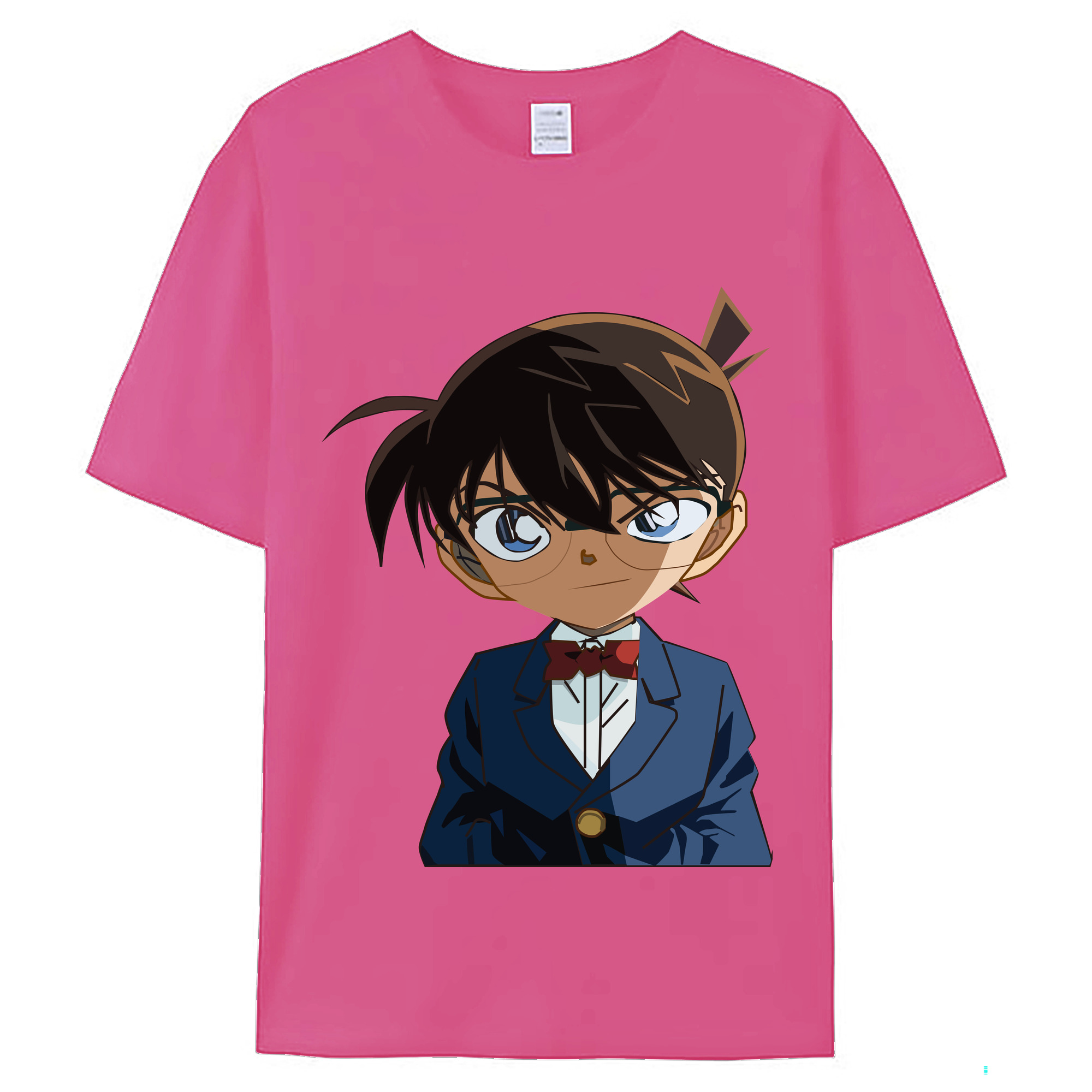 （画像用） 名探偵コナン 江戸川 コナン Detective Conan Conan Edogawa レディースカジュアルプリントTシャツ（綿100％）