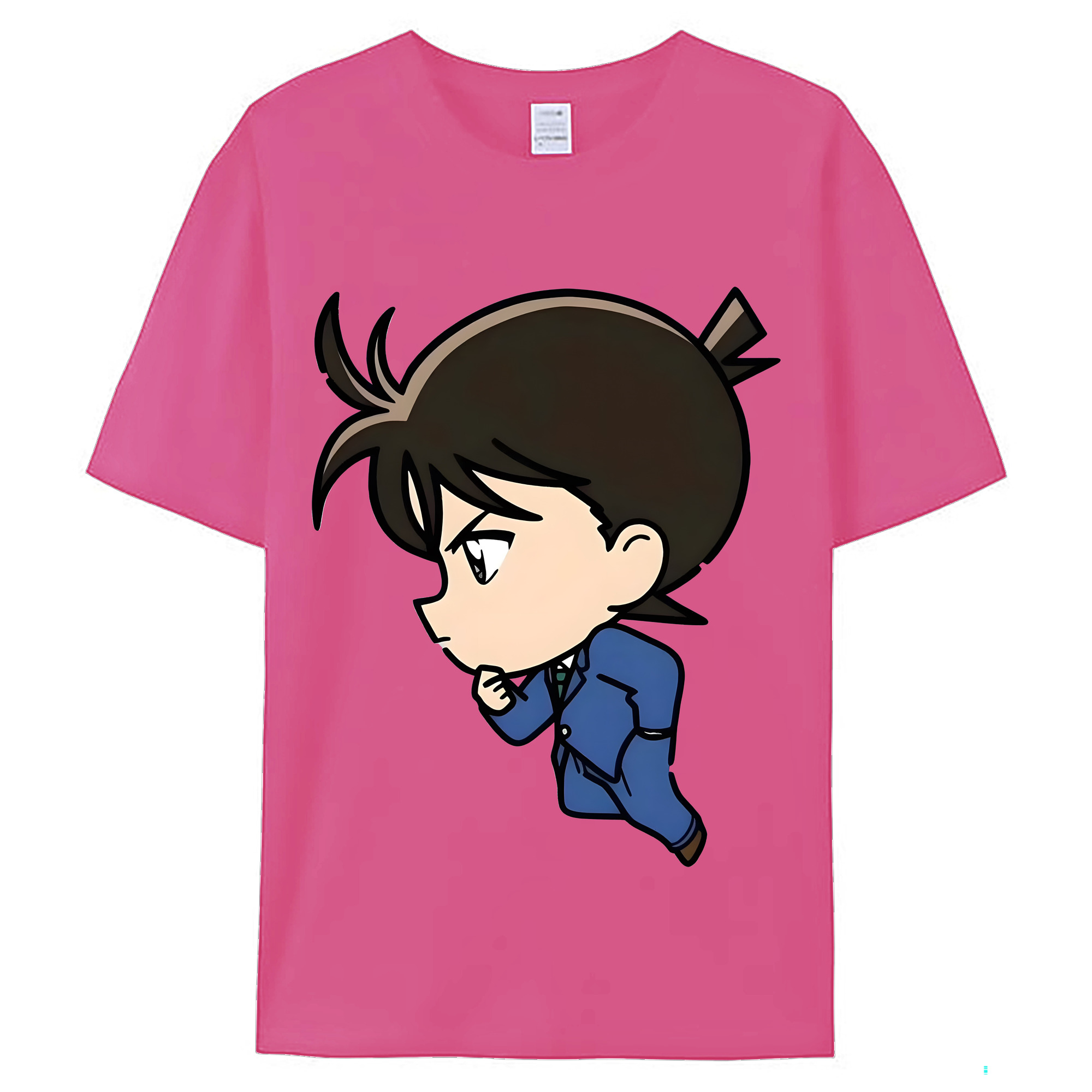 （画像用） 名探偵コナン 江戸川 コナン Detective Conan Conan Edogawa レディースカジュアルプリントTシャツ（綿100％）