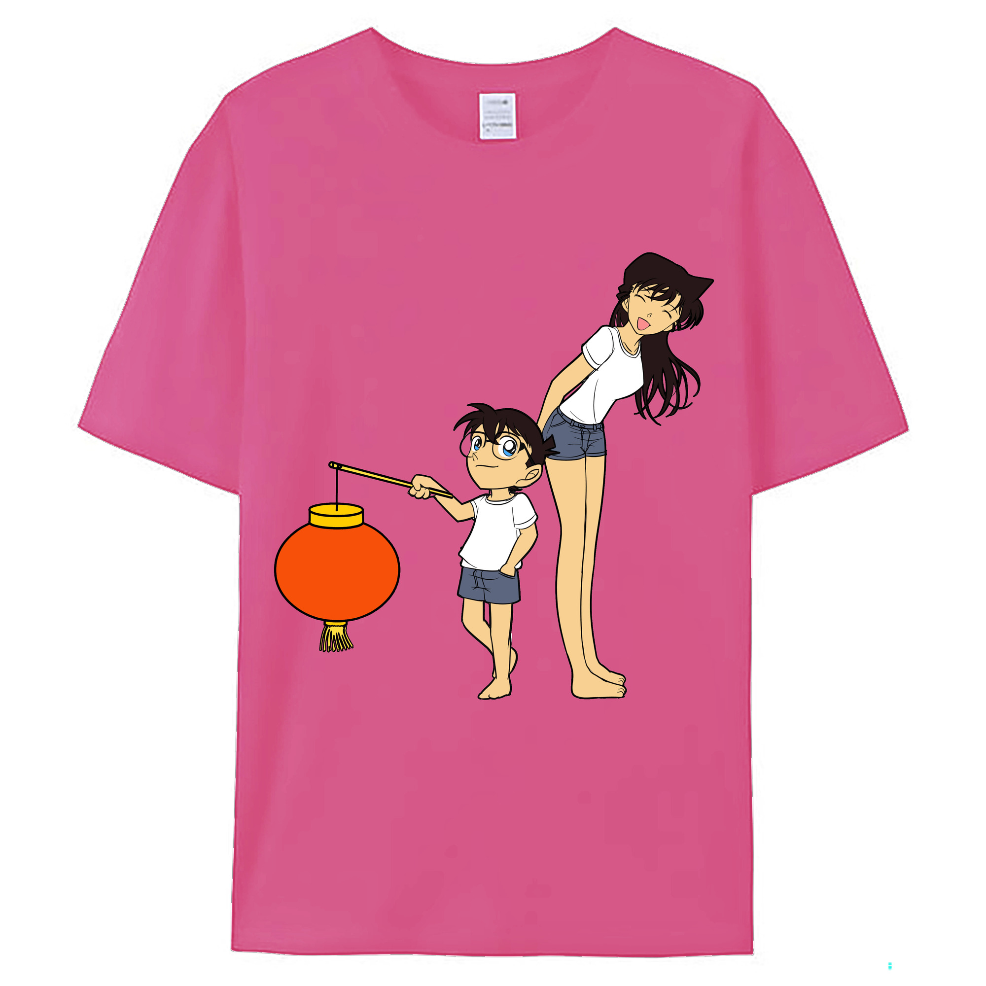 （画像用） 名探偵コナン 毛利 蘭 もうり らん、モーリ ラン Detective Conan Rachel Moore レディースカジュアルプリントTシャツ（綿100％）