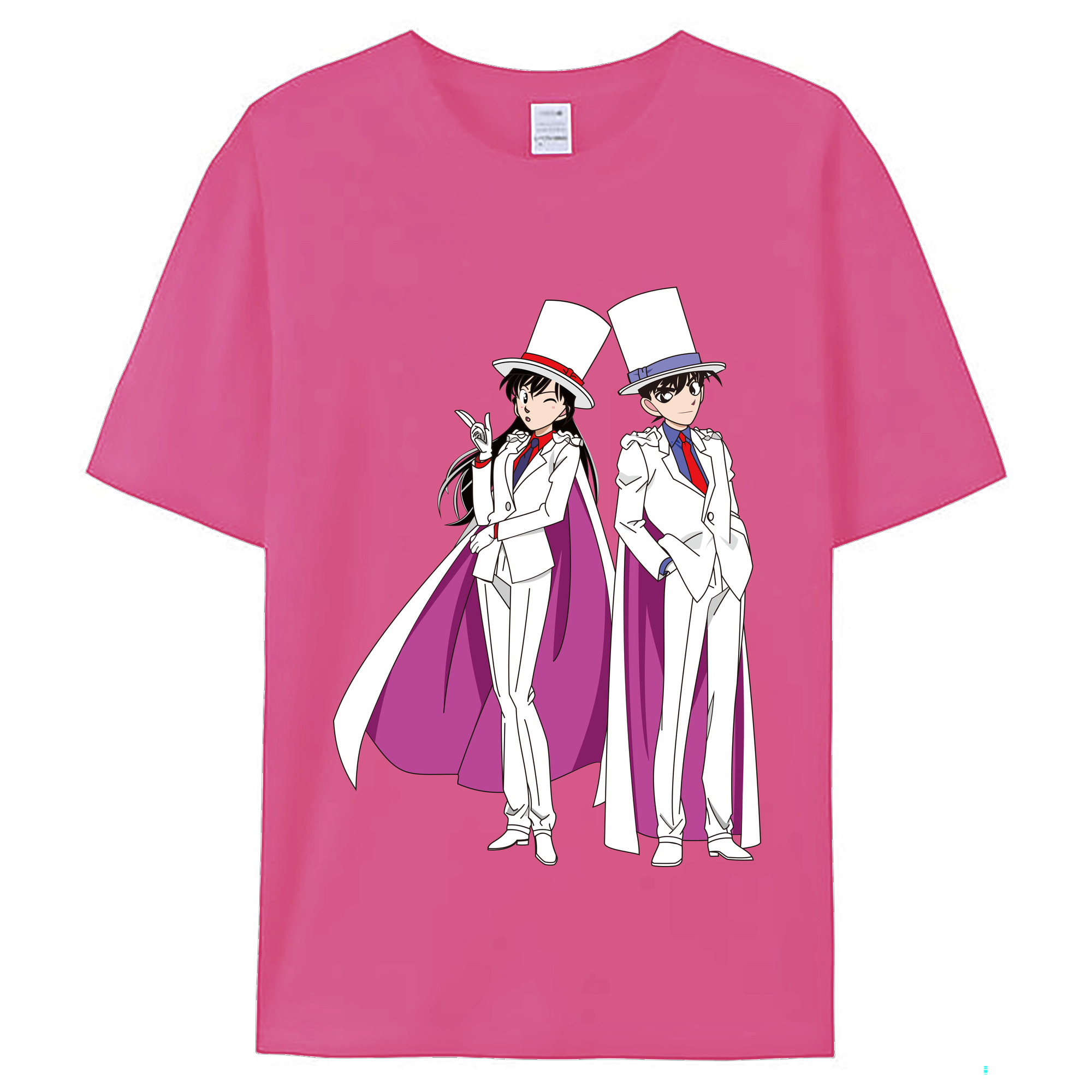 （画像用） 名探偵コナン くろば かいと Detective Conan Kuroba Kaito レディースカジュアルプリントTシャツ（綿100％）