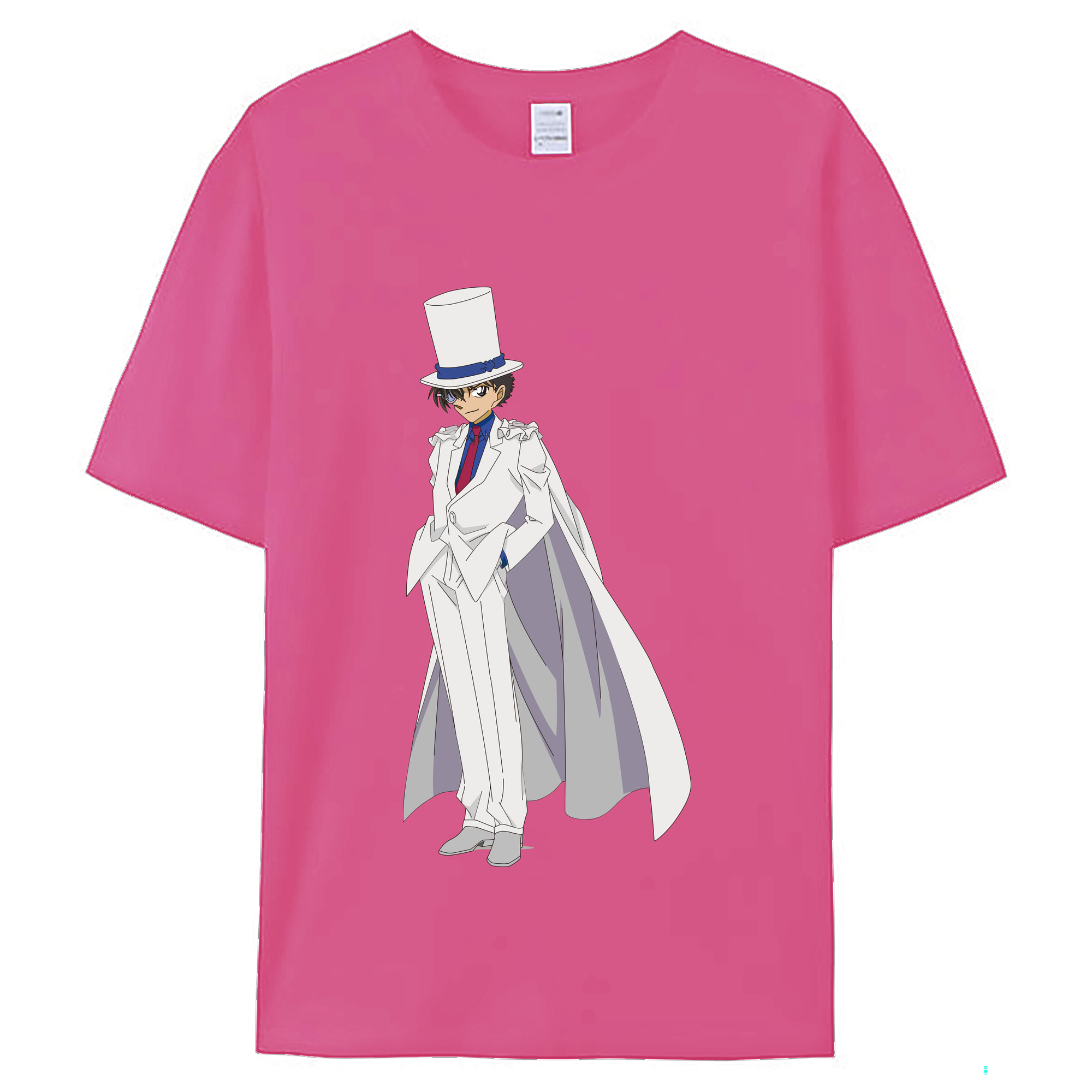 （画像用） 名探偵コナン くろば かいと Detective Conan Kuroba Kaito レディースカジュアルプリントTシャツ（綿100％）