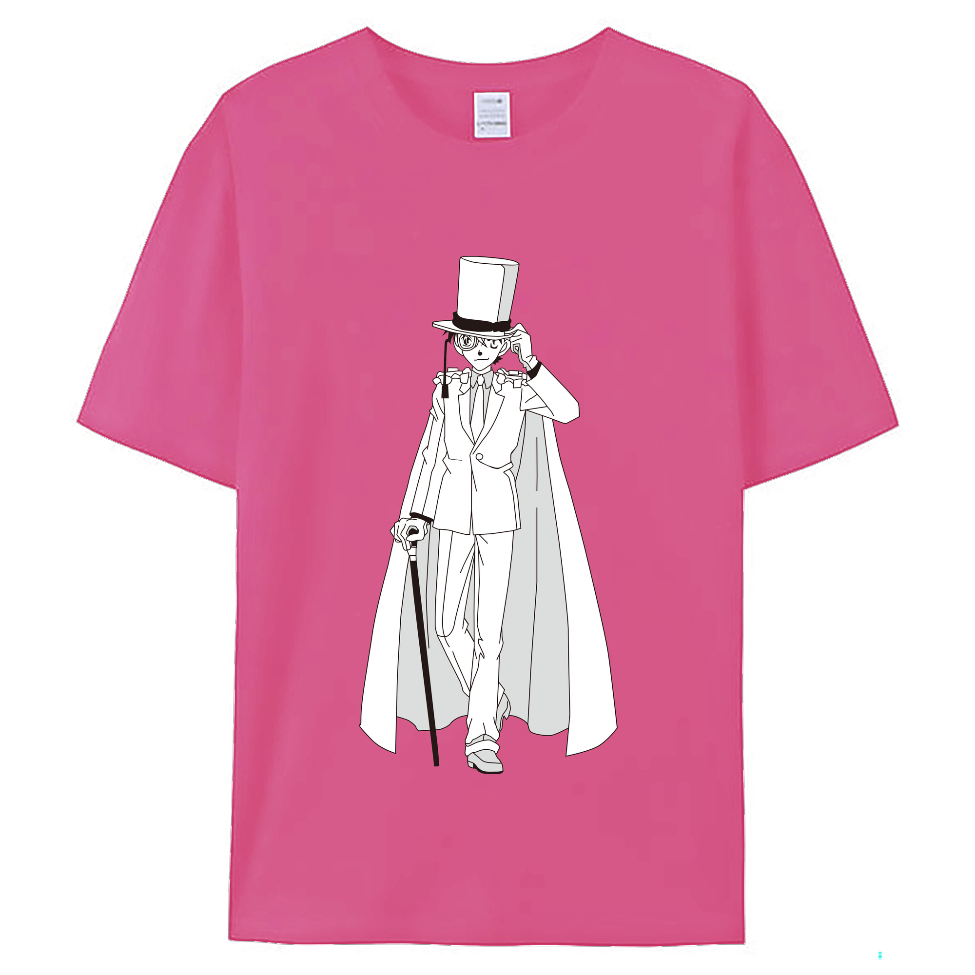 （画像用） 名探偵コナン くろば かいと Detective Conan Kuroba Kaito レディースカジュアルプリントTシャツ（綿100％）