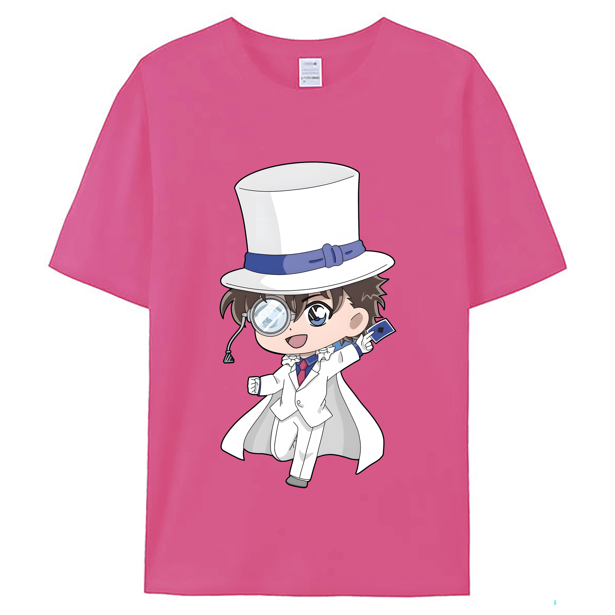 （画像用） 名探偵コナン くろば かいと Detective Conan Kuroba Kaito レディースカジュアルプリントTシャツ（綿100％）