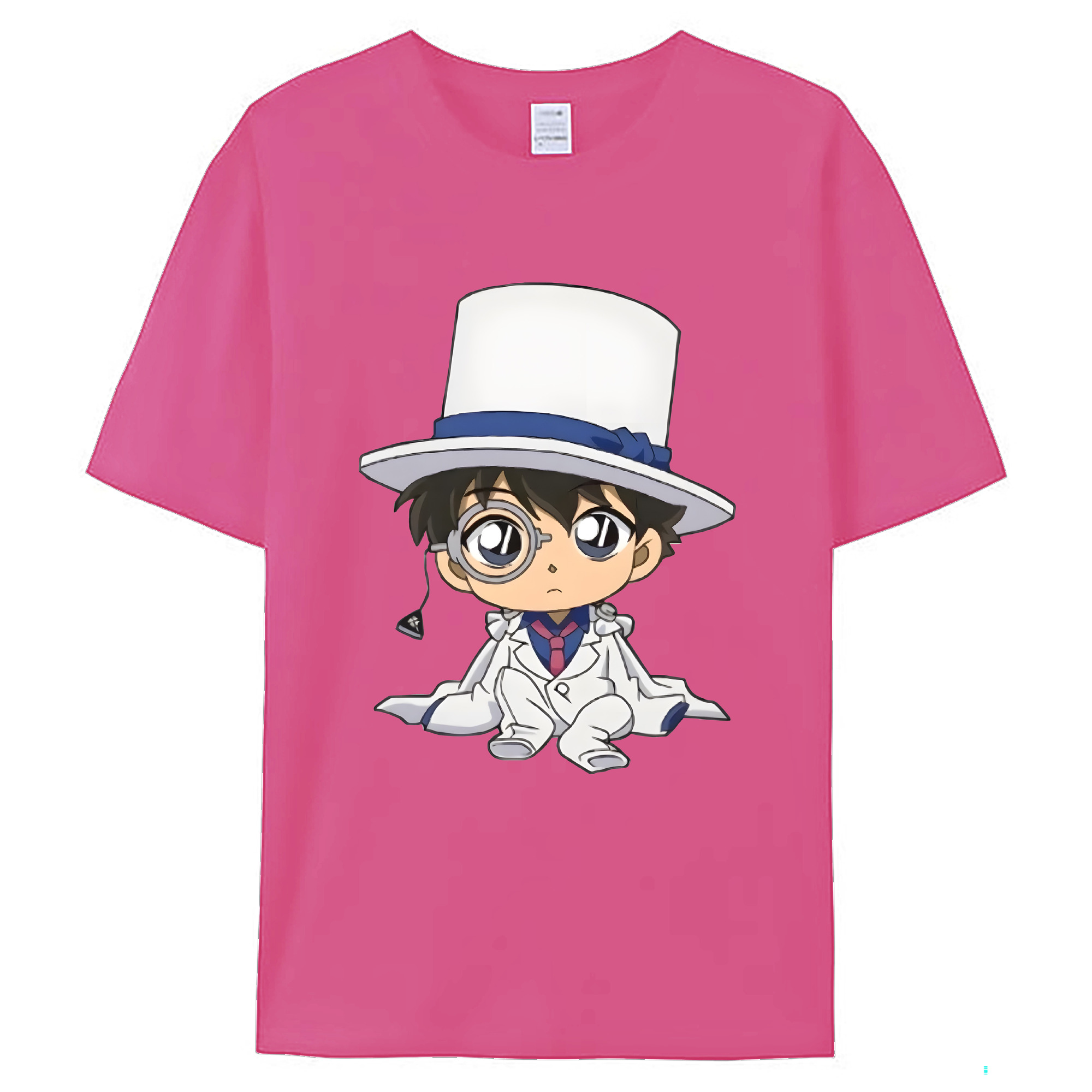 （画像用） 名探偵コナン くろば かいと Detective Conan Kuroba Kaito レディースカジュアルプリントTシャツ（綿100％）