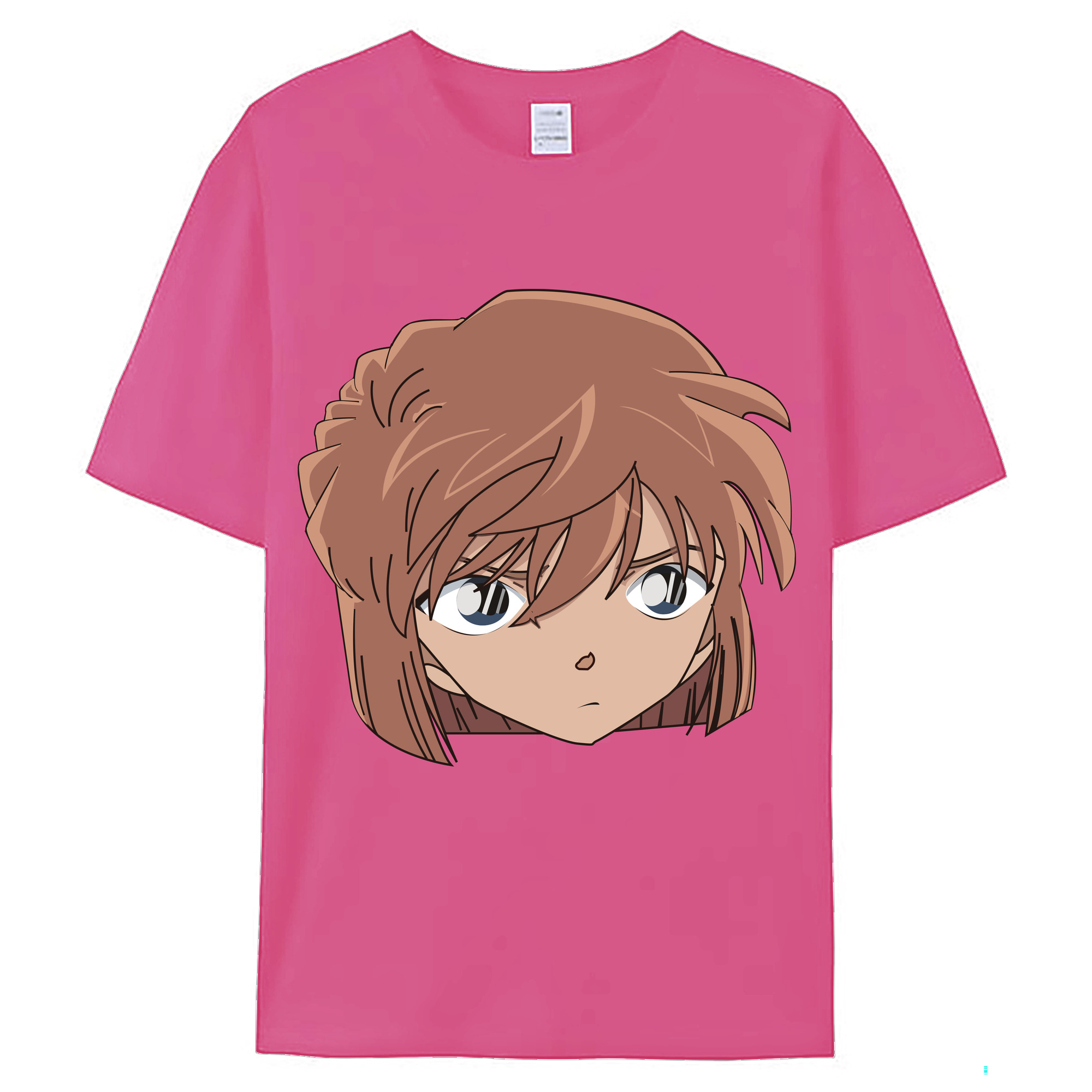 （画像用） 名探偵コナン 灰原 哀 はいばら あい Detective Conan Anita Hailey、Vi Graythorn Haibara Ai レディースカジュアルプリントTシャツ（綿100％）