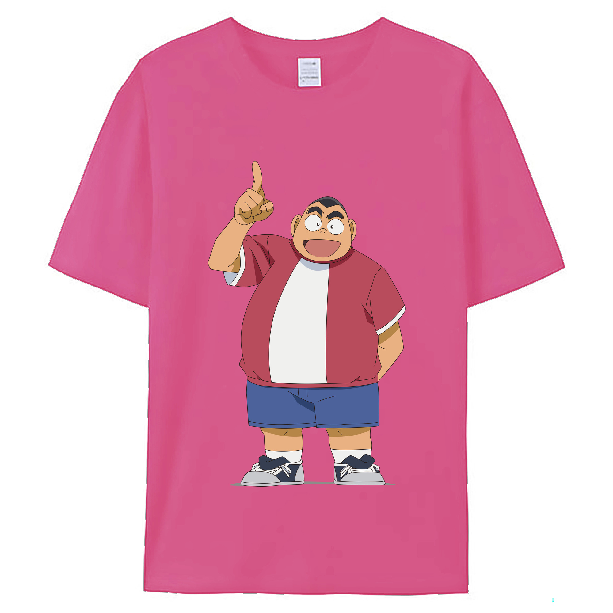 （画像用） 名探偵コナン 小嶋 元太 こじま げんた Detective Conan Kojima Genta レディースカジュアルプリントTシャツ（綿100％）