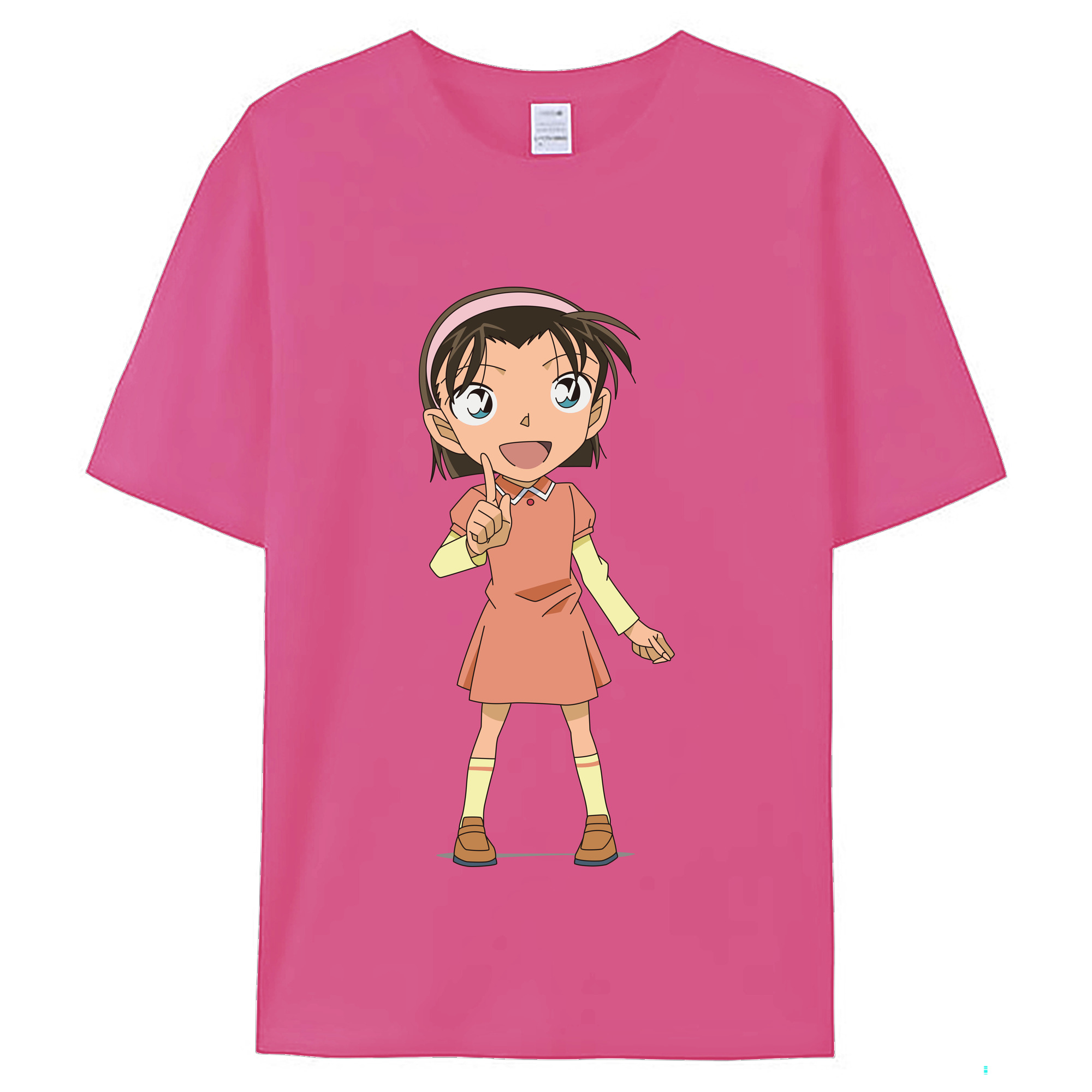 （画像用） 名探偵コナン 吉田 歩美 よしだ あゆみ Detective Conan my Yeager レディースカジュアルプリントTシャツ（綿100％）