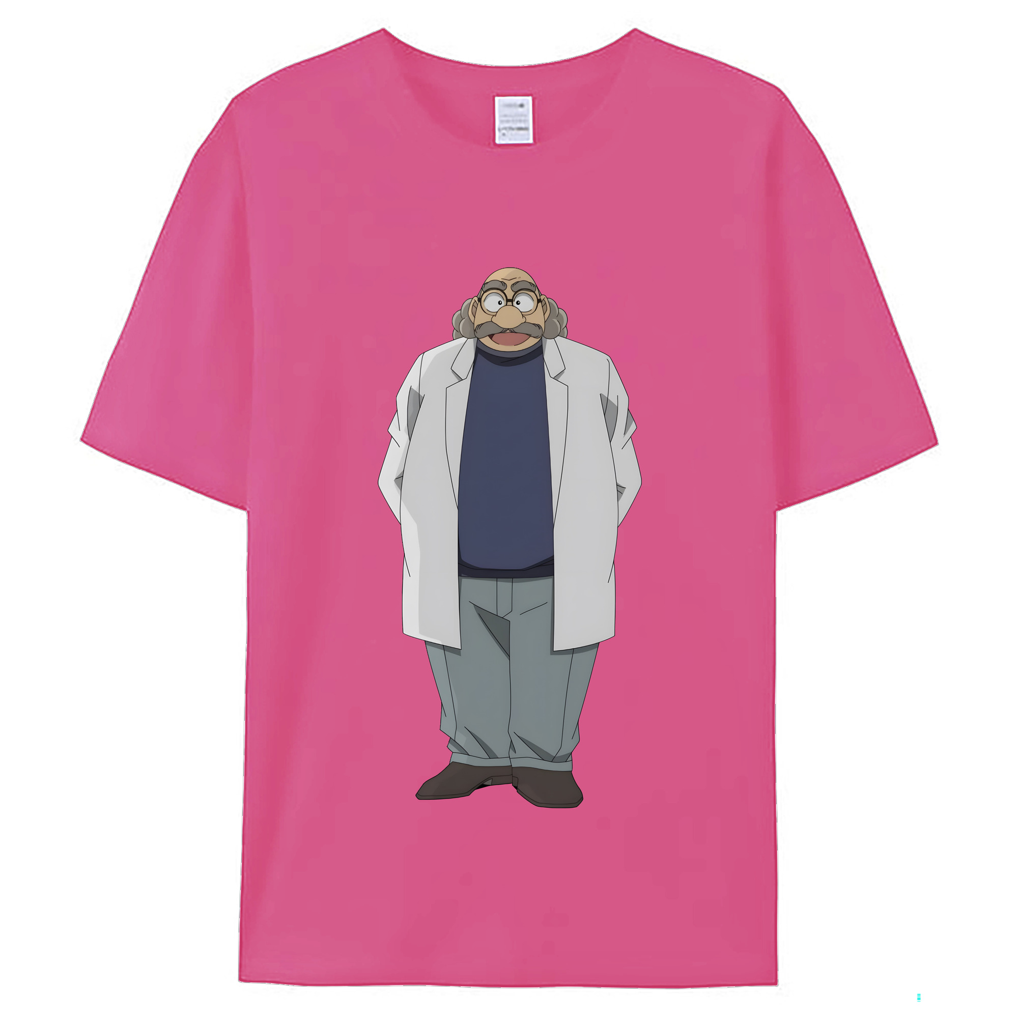 （画像用） 名探偵コナン あがさ ひろし Detective Conan Agasa Hiroshi レディースカジュアルプリントTシャツ（綿100％）