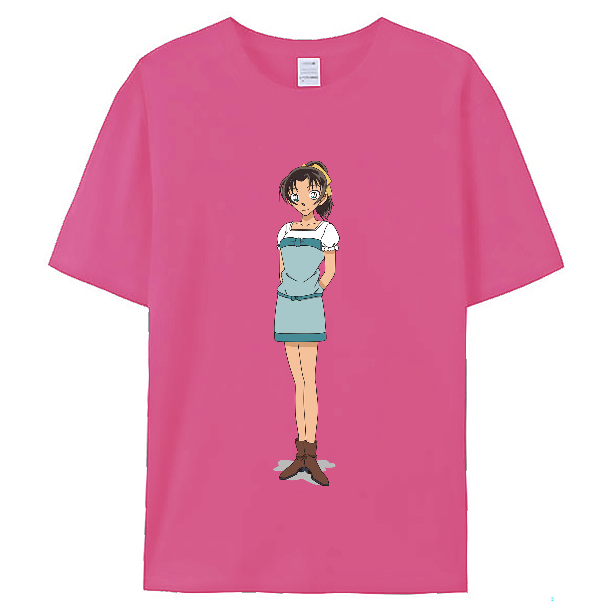 （画像用） 名探偵コナン Detective Conan レディースカジュアルプリントTシャツ（綿100％）