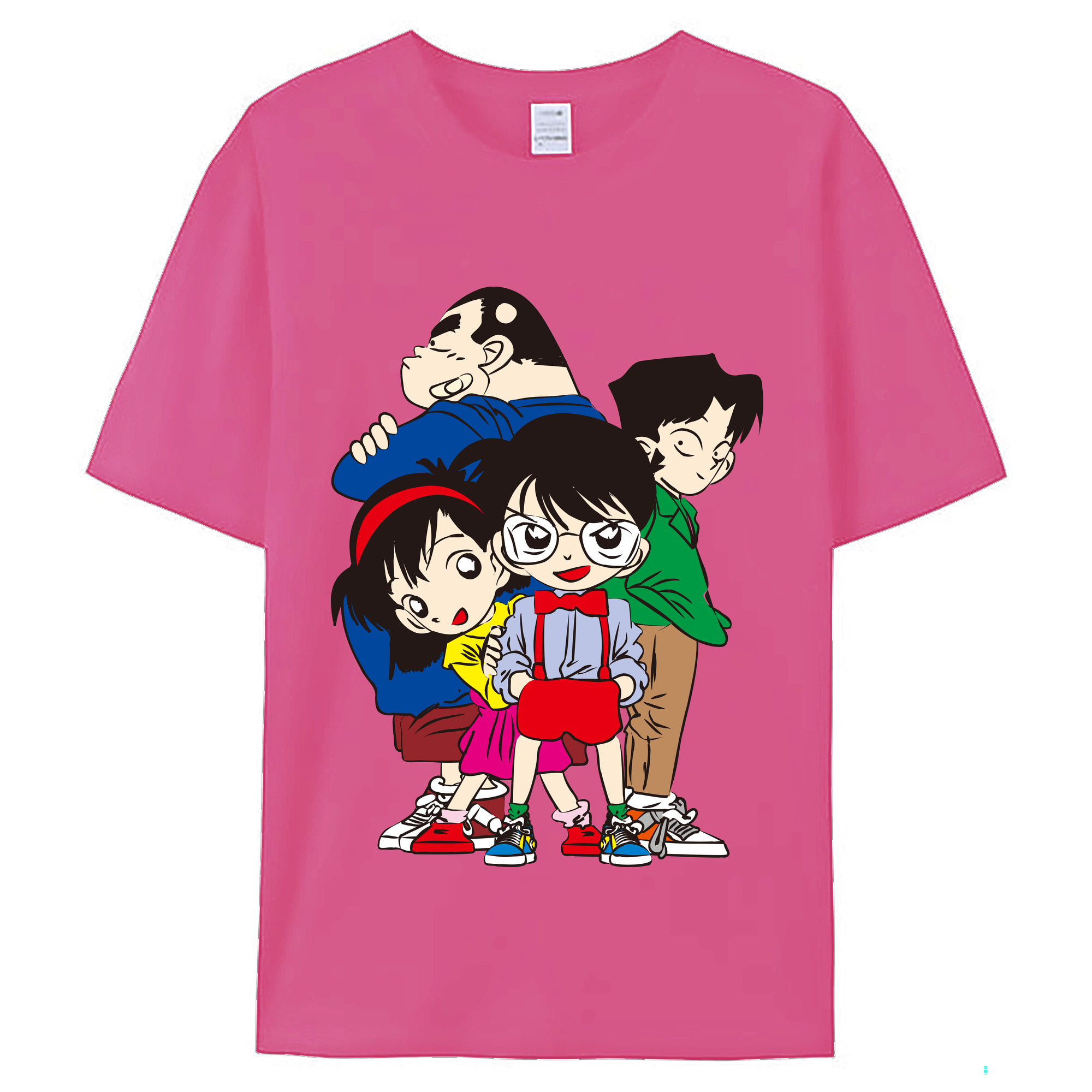 （画像用） 名探偵コナン Detective Conan レディースカジュアルプリントTシャツ（綿100％）