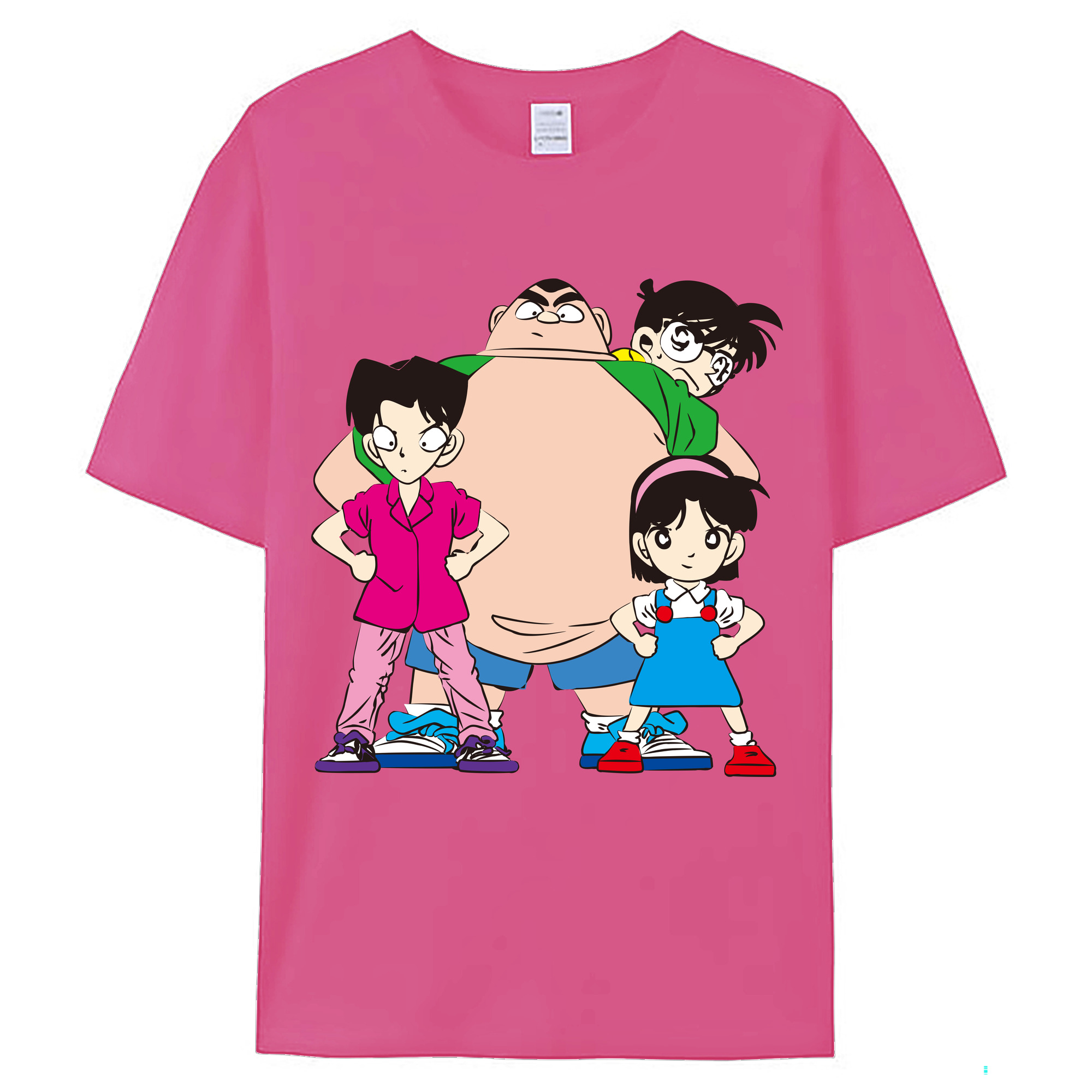 （画像用） 名探偵コナン Detective Conan レディースカジュアルプリントTシャツ（綿100％）