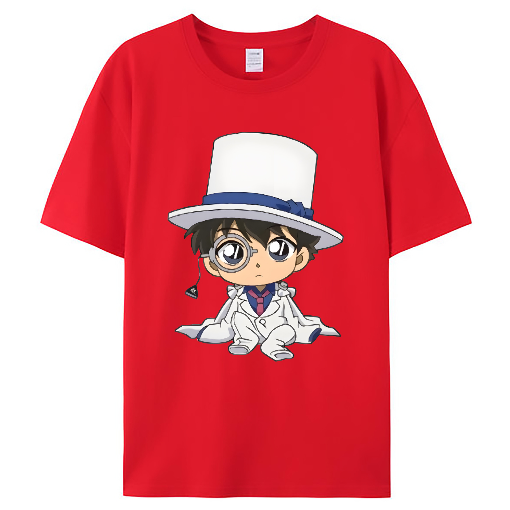 （画像用） 名探偵コナン くろば かいと Detective Conan Kuroba Kaito レディースカジュアルプリントTシャツ（綿100％）