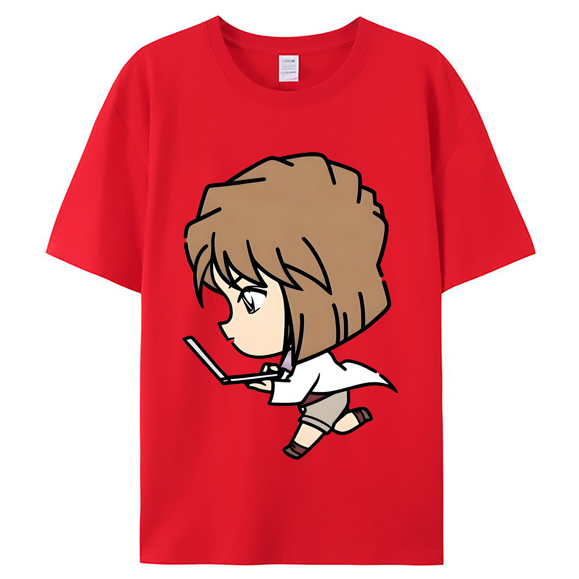 （画像用） 名探偵コナン 灰原 哀 はいばら あい Detective Conan Anita Hailey、Vi Graythorn Haibara Ai レディースカジュアルプリントTシャツ（綿100％）