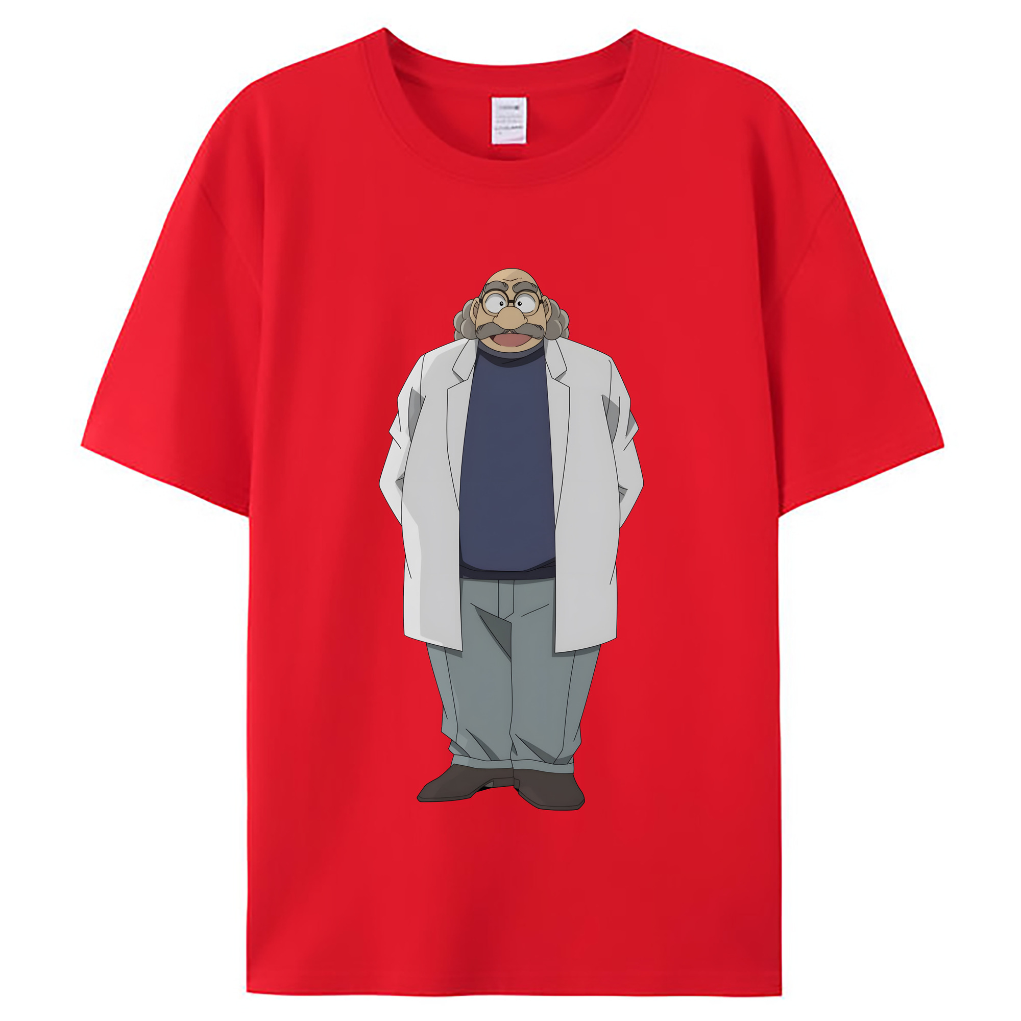 （画像用） 名探偵コナン あがさ ひろし Detective Conan Agasa Hiroshi レディースカジュアルプリントTシャツ（綿100％）