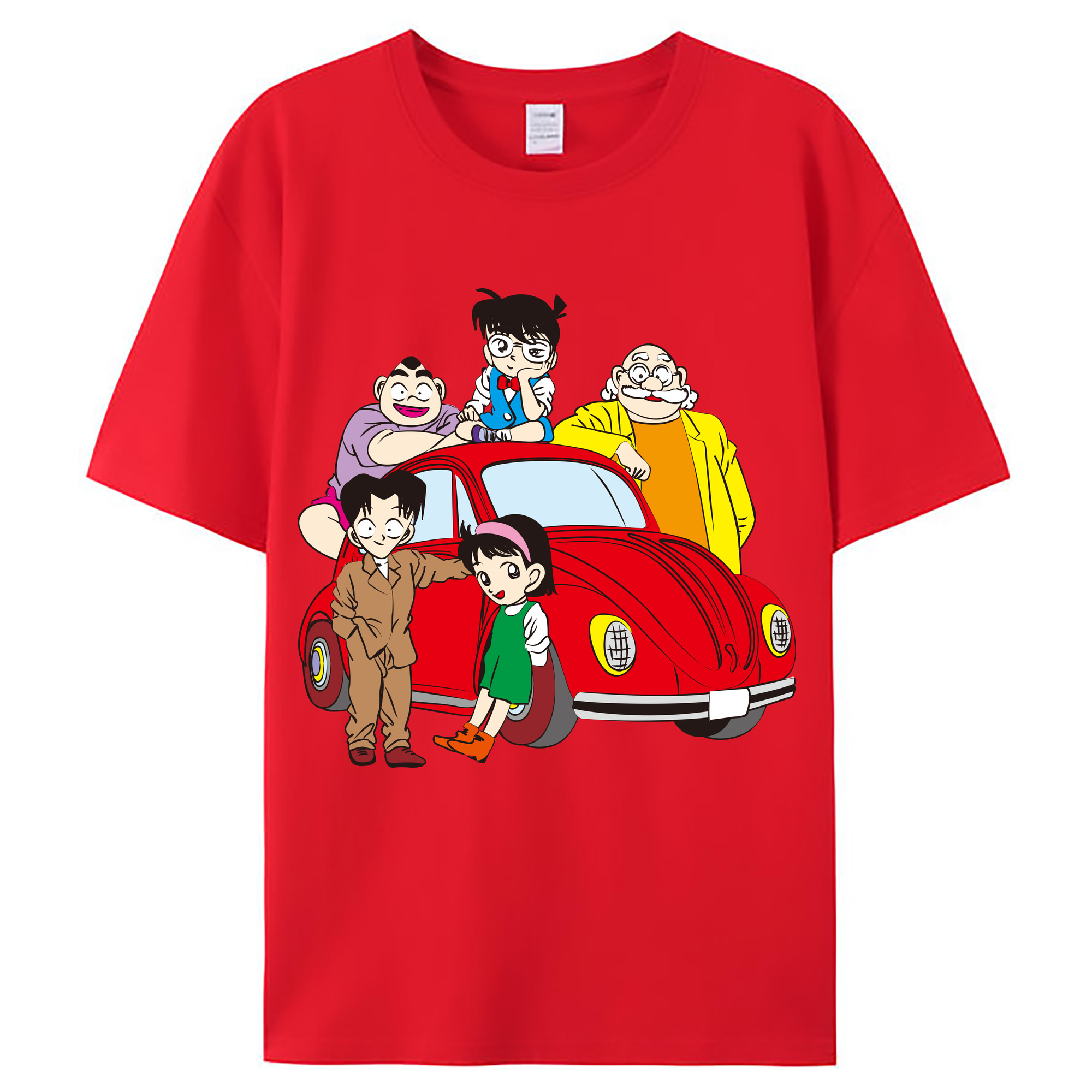（画像用） 名探偵コナン Detective Conan レディースカジュアルプリントTシャツ（綿100％）