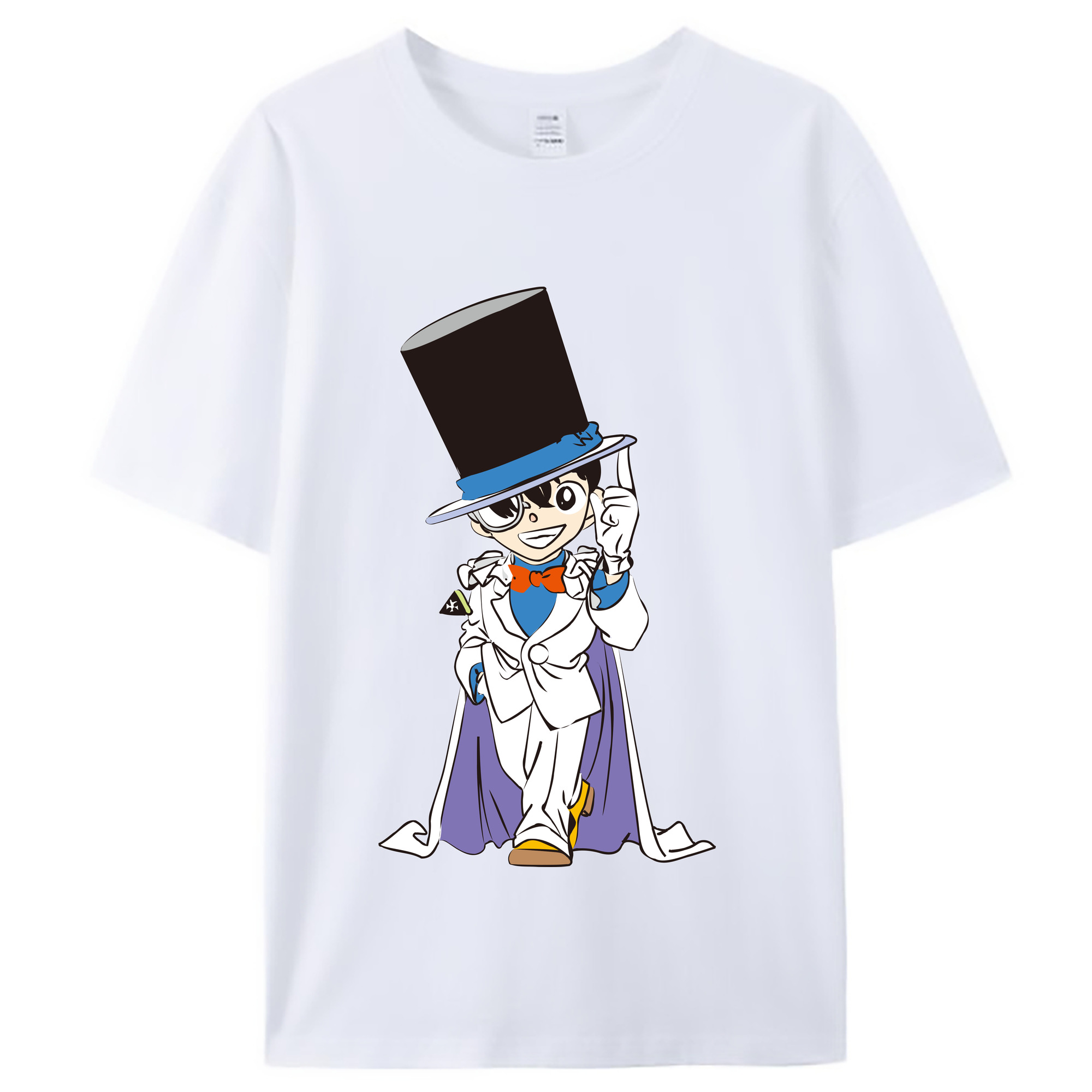 （画像用） 名探偵コナン 江戸川 コナン Detective Conan Conan Edogawa レディースカジュアルプリントTシャツ（綿100％）